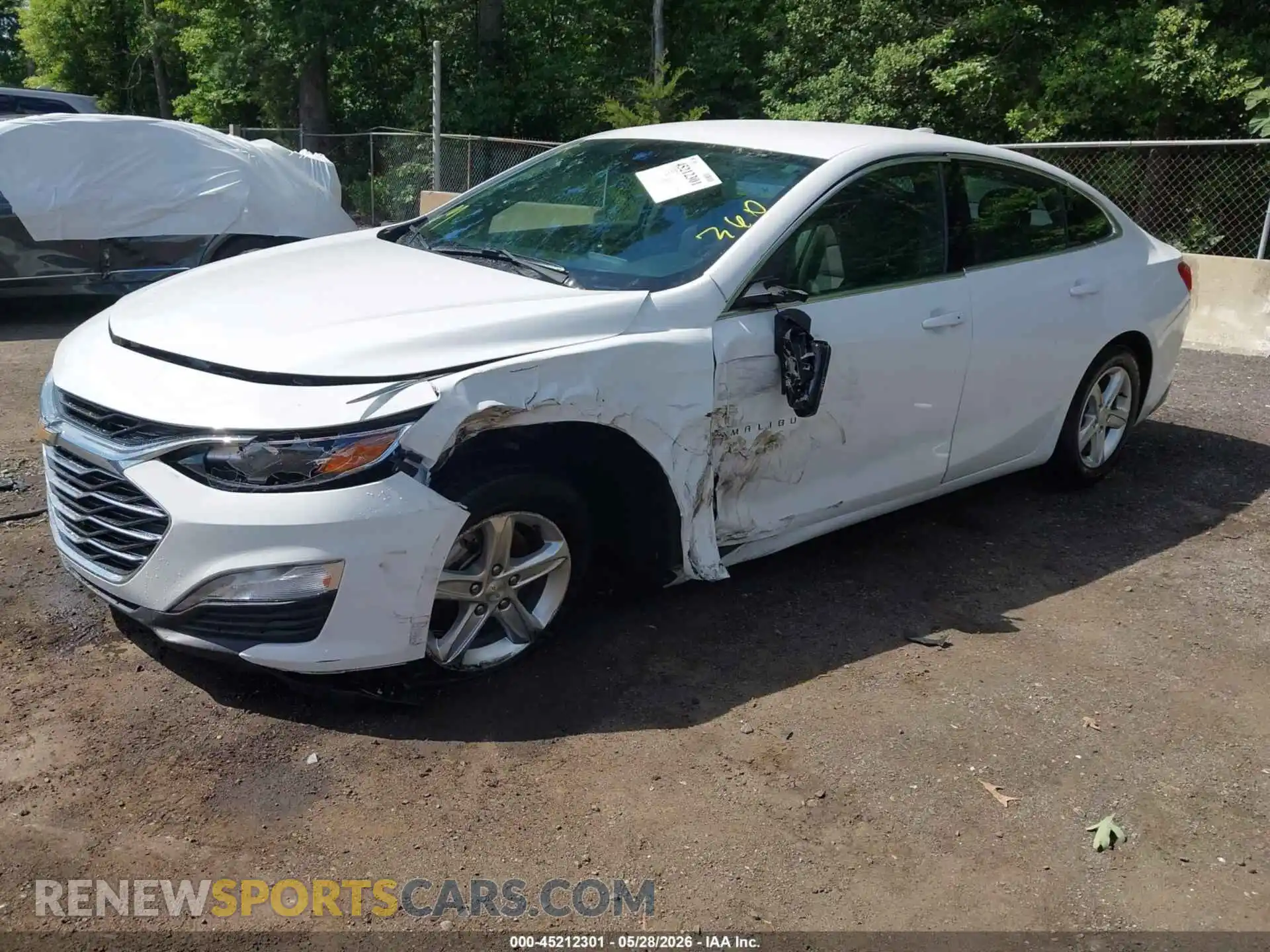 2 Photograph of a damaged car 1G1ZD5ST3RF126579 CHEVROLET MALIBU 2024