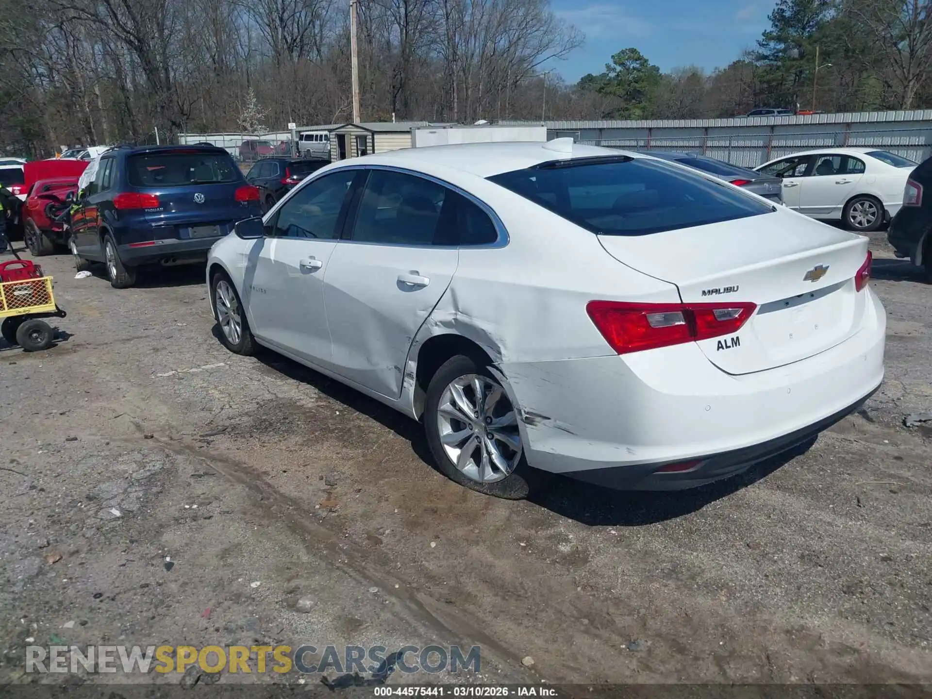 3 Photograph of a damaged car 1G1ZD5ST5RF127944 CHEVROLET MALIBU 2024