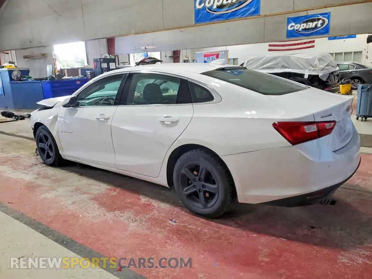 2 Photograph of a damaged car 1G1ZD5ST9RF236956 CHEVROLET MALIBU 2024