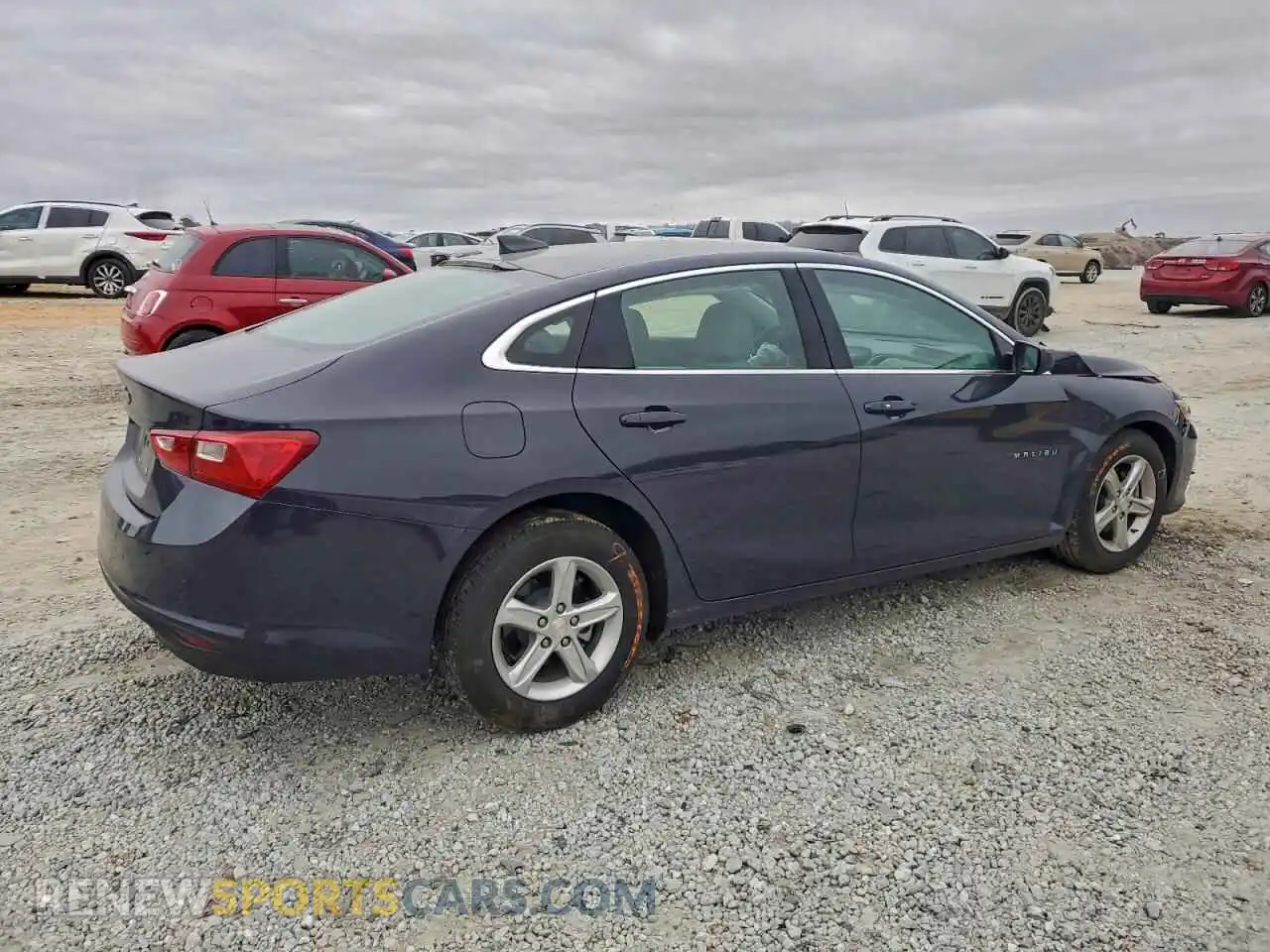 3 Photograph of a damaged car 1G1ZB5ST2SF108876 CHEVROLET MALIBU 2025
