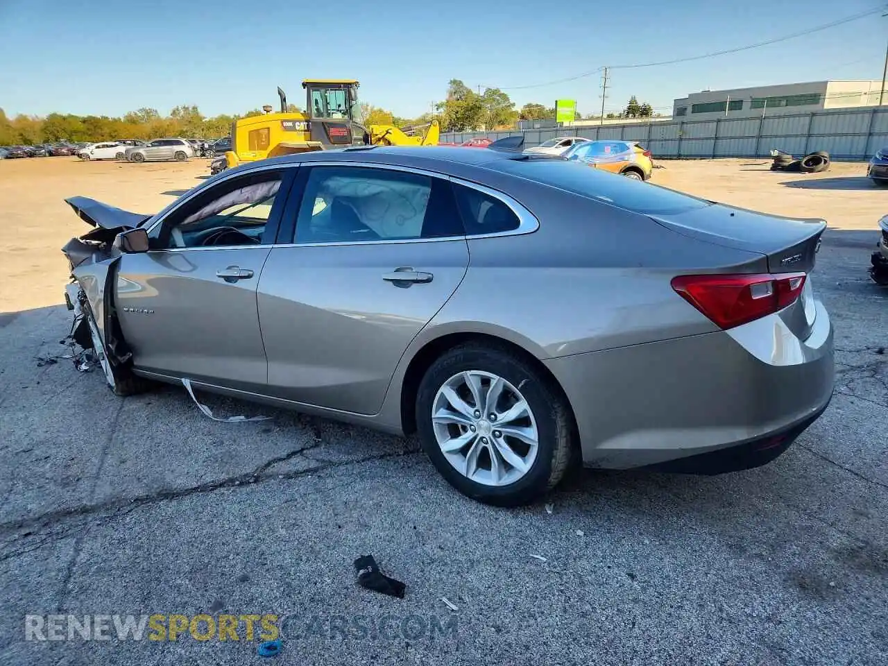 2 Photograph of a damaged car 1G1ZD5ST5SF139727 CHEVROLET MALIBU 2025