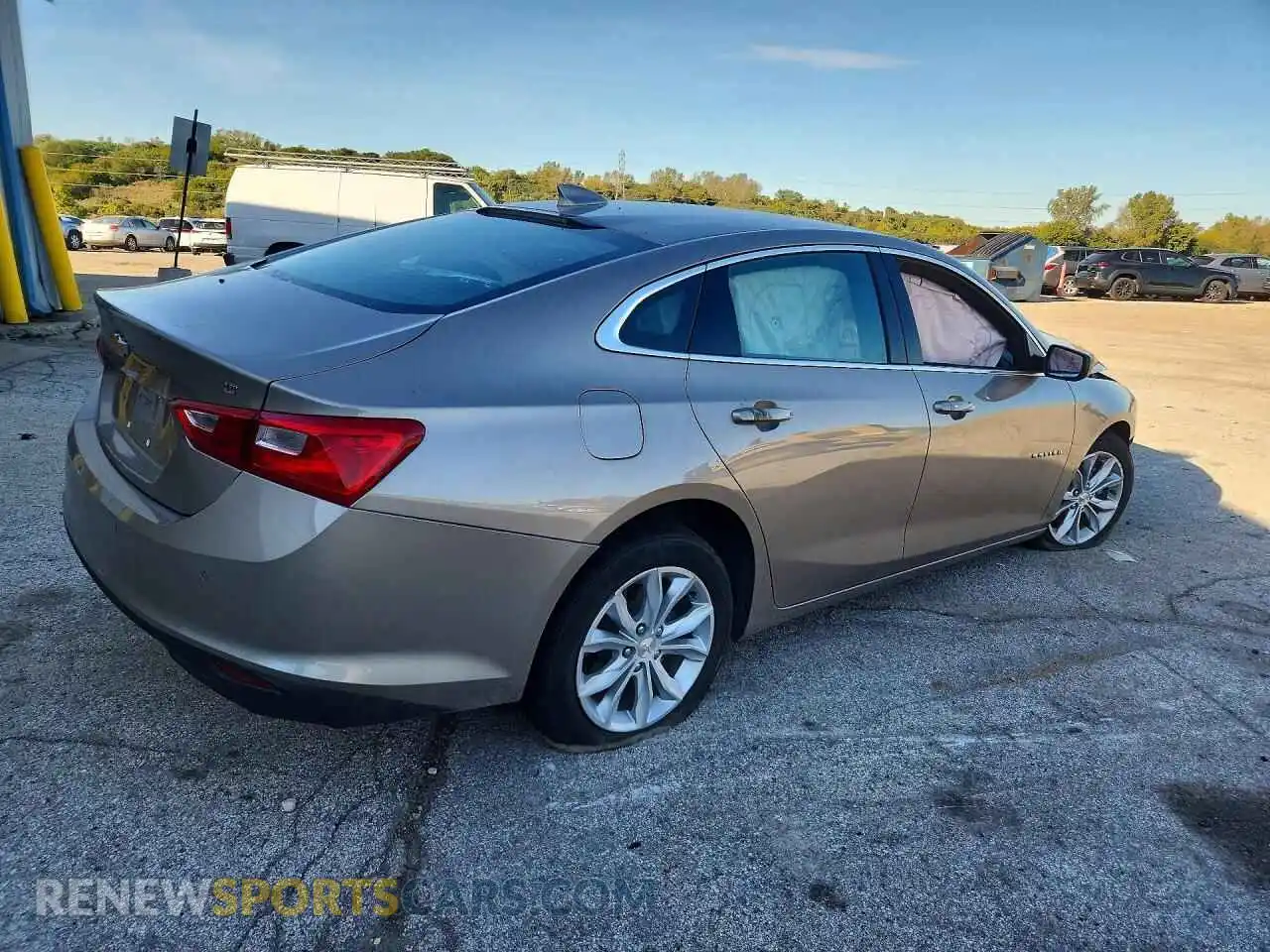 3 Photograph of a damaged car 1G1ZD5ST5SF139727 CHEVROLET MALIBU 2025