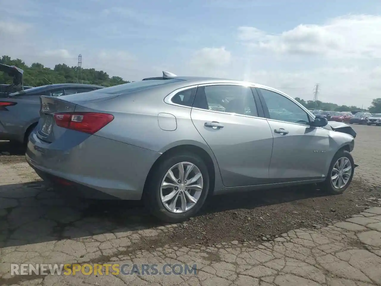 3 Photograph of a damaged car 1G1ZD5STXSF124818 CHEVROLET MALIBU 2025