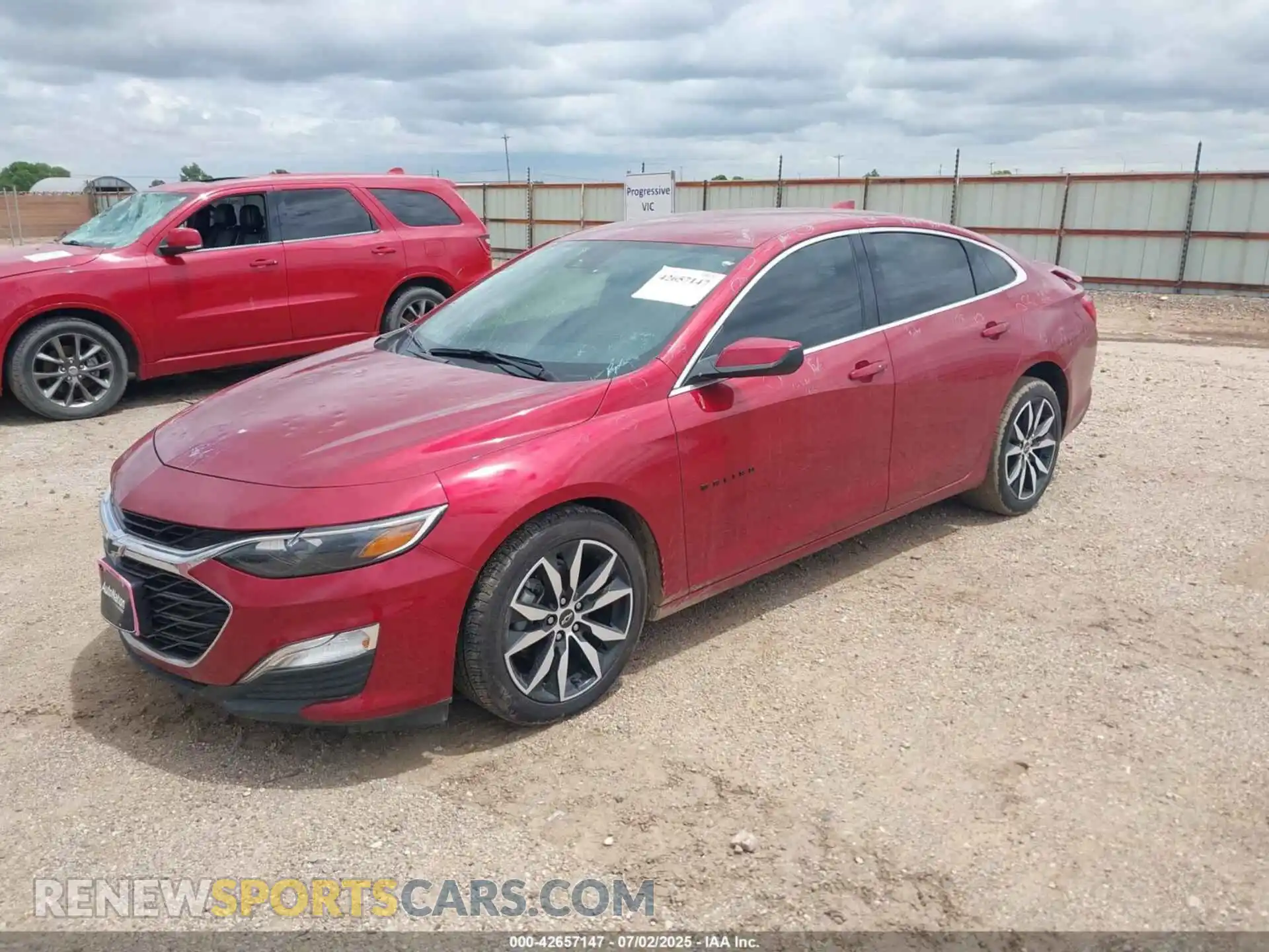 2 Photograph of a damaged car 1G1ZG5ST9SF101036 CHEVROLET MALIBU 2025