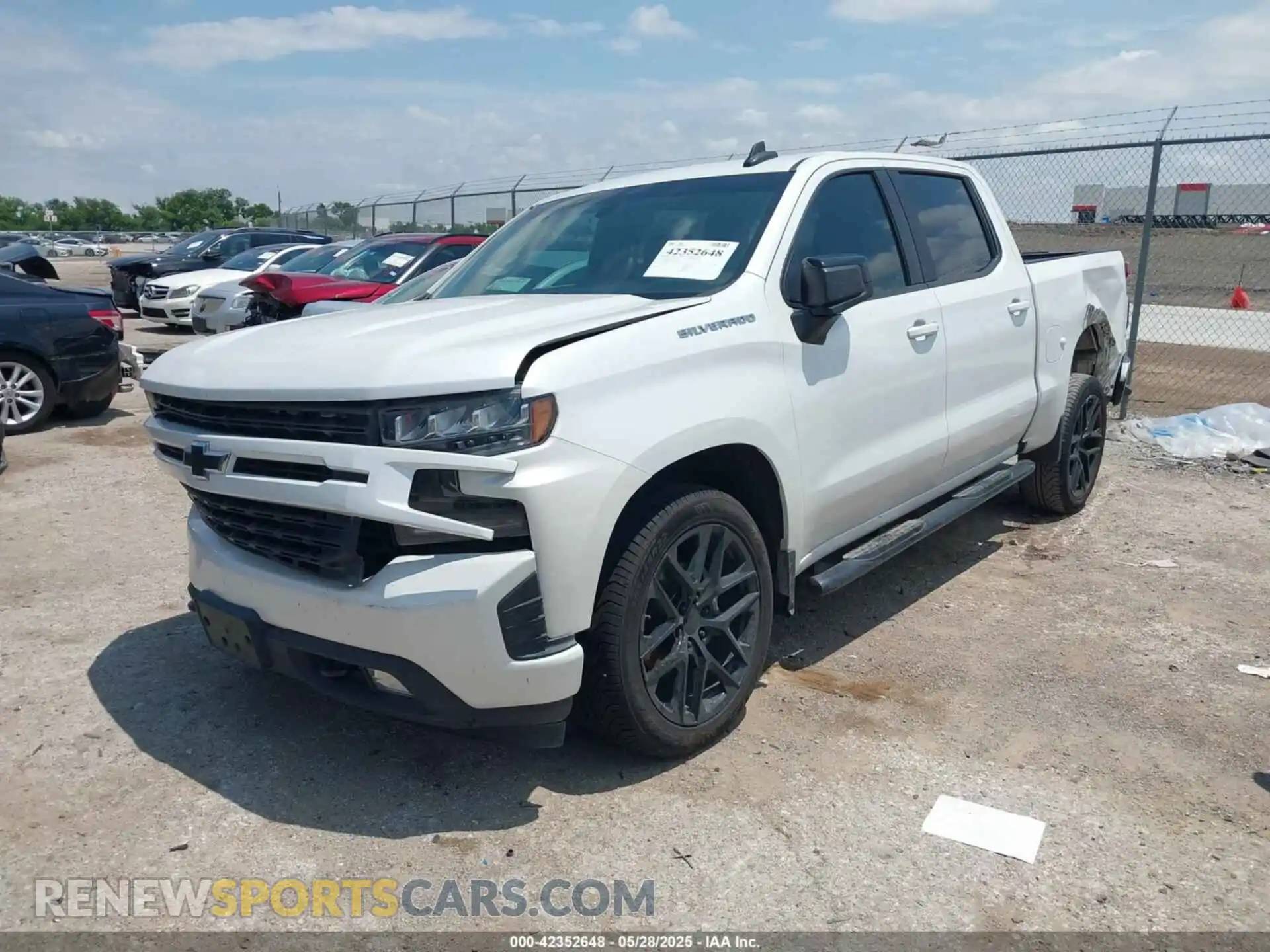 2 Photograph of a damaged car 1GCPWDED9KZ123746 CHEVROLET SILVERADO 1500 2019