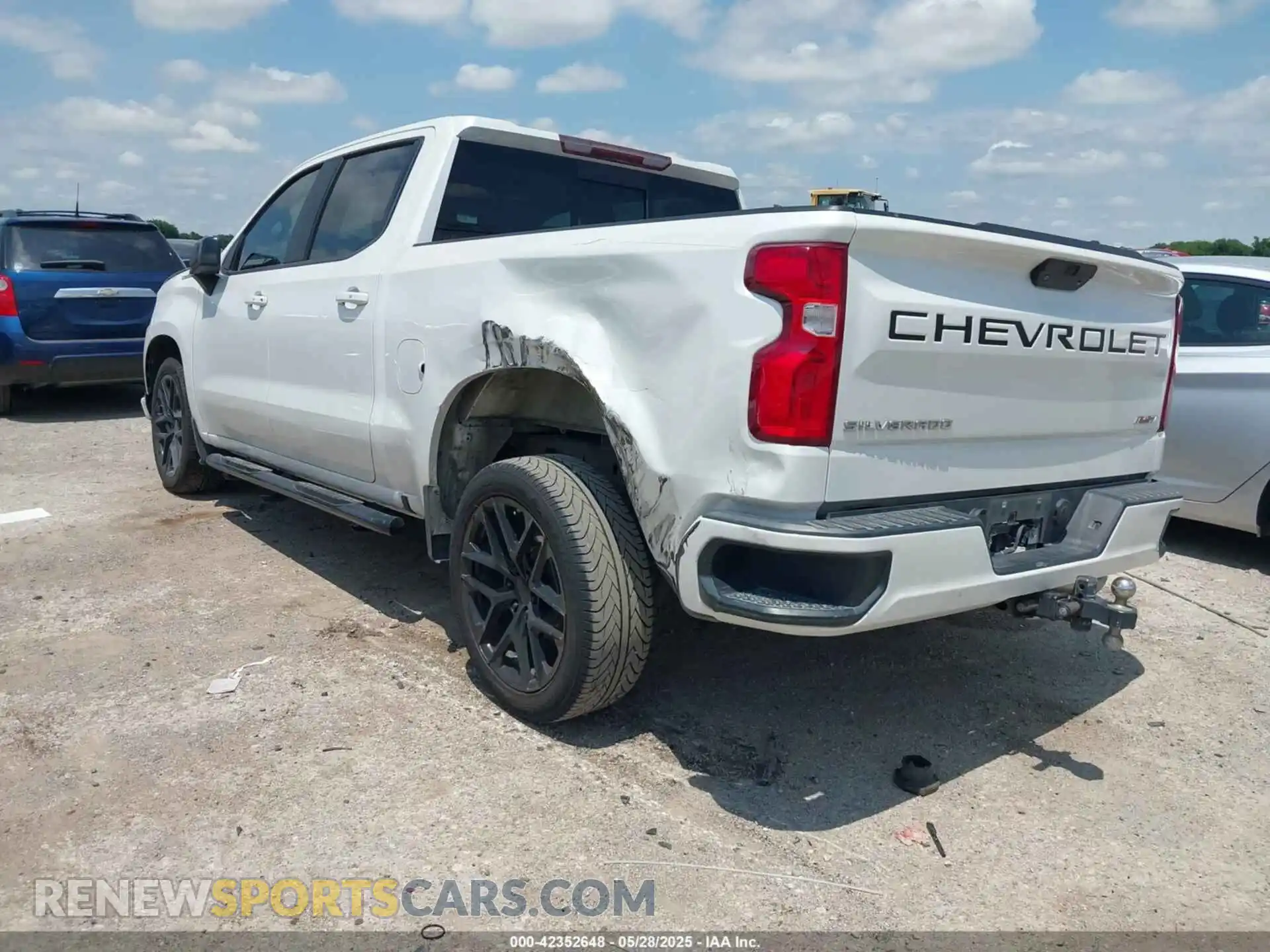 3 Photograph of a damaged car 1GCPWDED9KZ123746 CHEVROLET SILVERADO 1500 2019