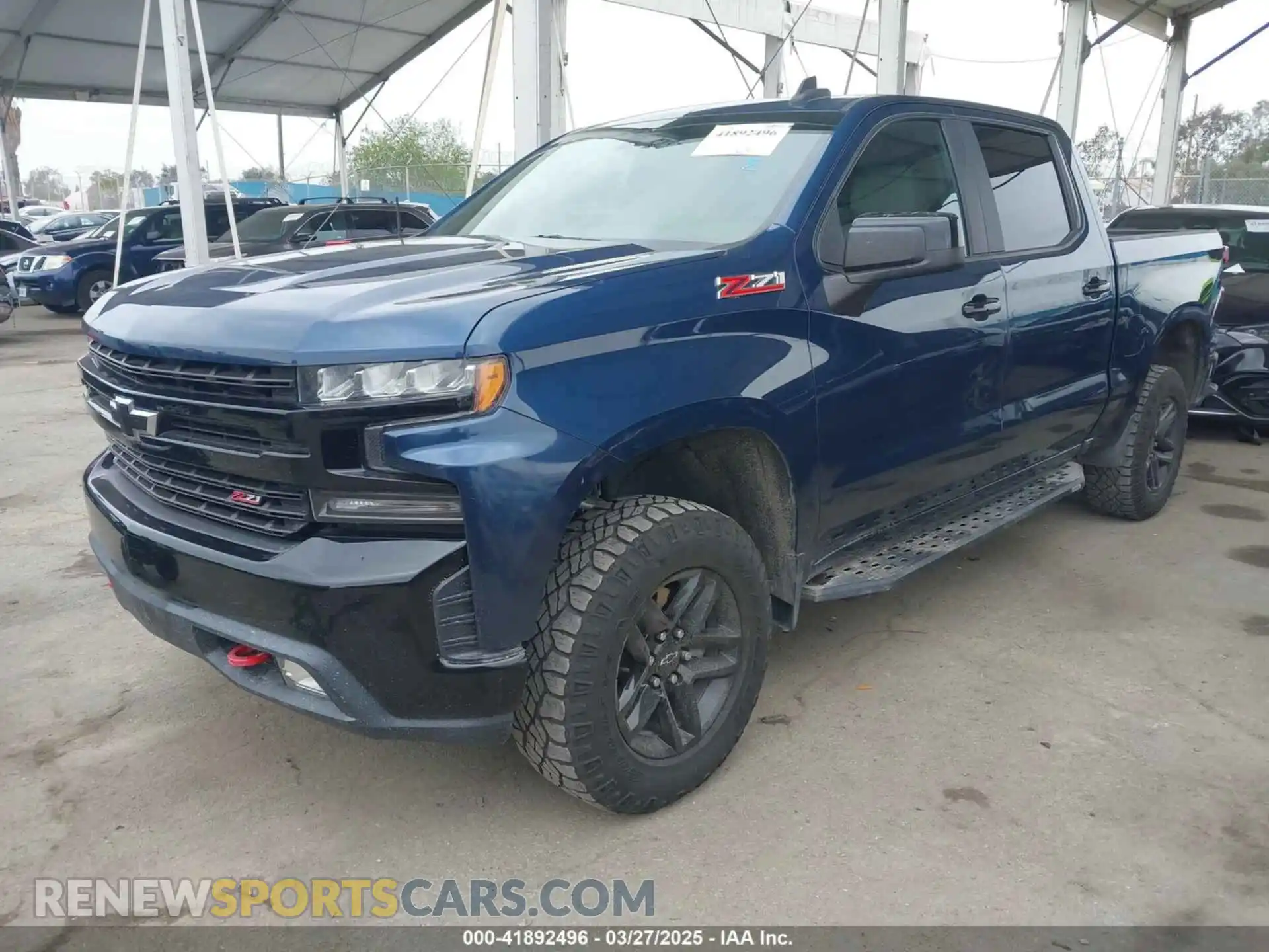 2 Photograph of a damaged car 1GCPYFED0KZ182450 CHEVROLET SILVERADO 1500 2019