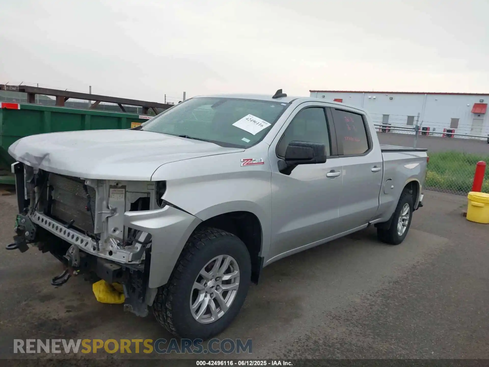 2 Photograph of a damaged car 1GCUYEED9KZ287923 CHEVROLET SILVERADO 1500 2019