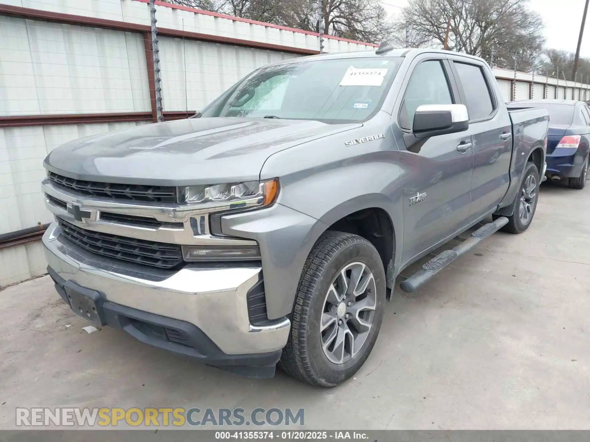 2 Photograph of a damaged car 3GCPWCED2LG388911 CHEVROLET SILVERADO 1500 2020