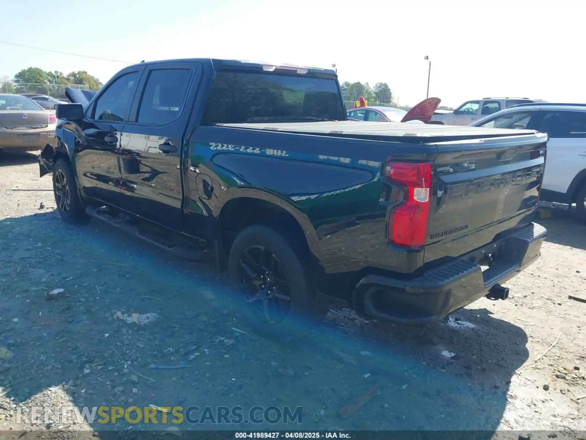 3 Photograph of a damaged car 1GCPWBEKXMZ298643 CHEVROLET SILVERADO 1500 2021