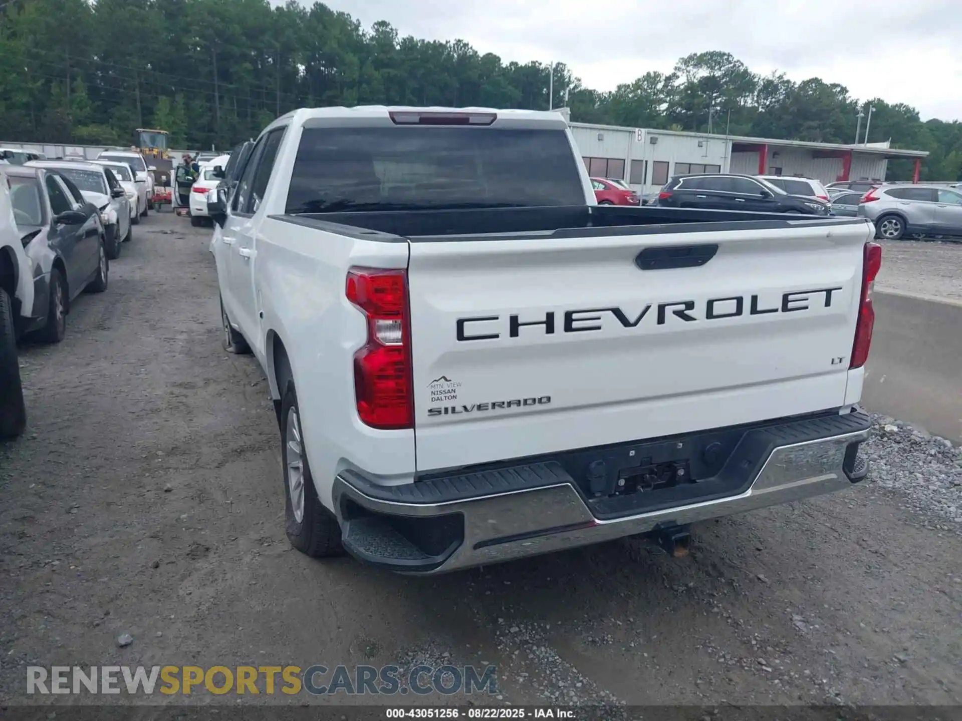 3 Photograph of a damaged car 1GCPWCED2MZ240484 CHEVROLET SILVERADO 1500 2021