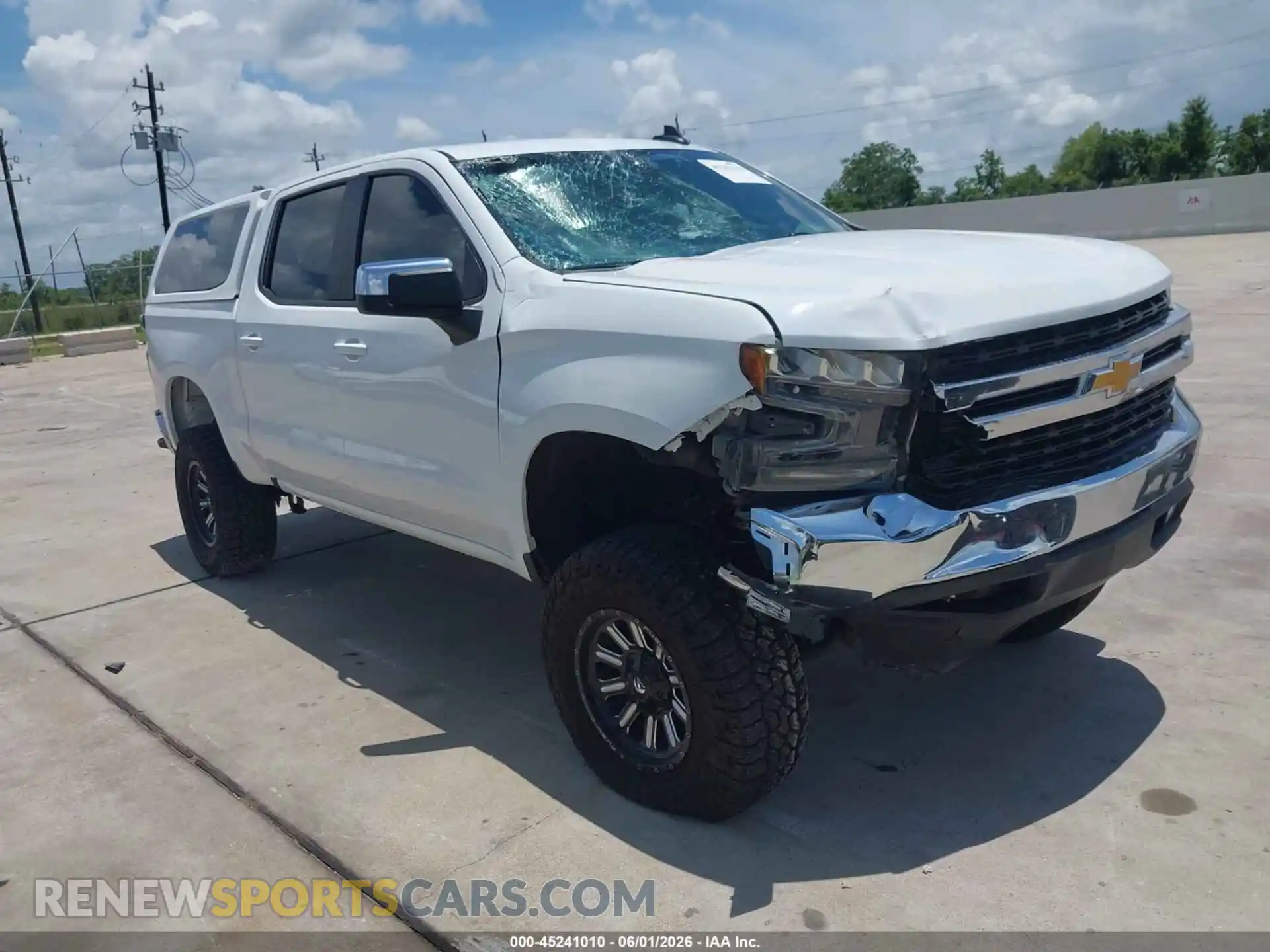 1 Photograph of a damaged car 1GCPWCED3MZ339699 CHEVROLET SILVERADO 1500 2021