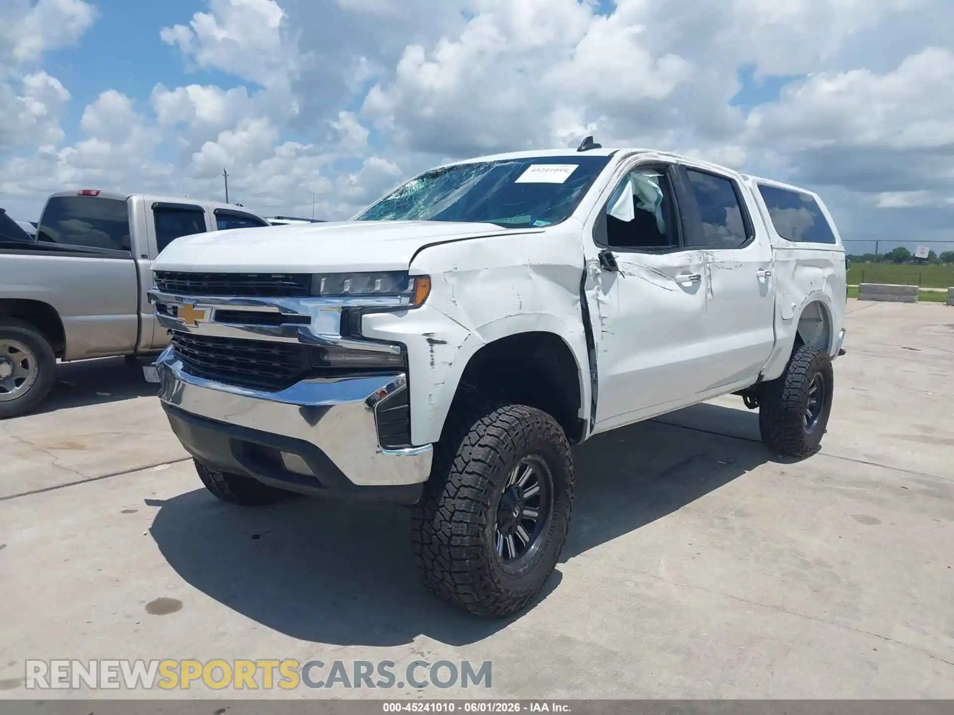 2 Photograph of a damaged car 1GCPWCED3MZ339699 CHEVROLET SILVERADO 1500 2021