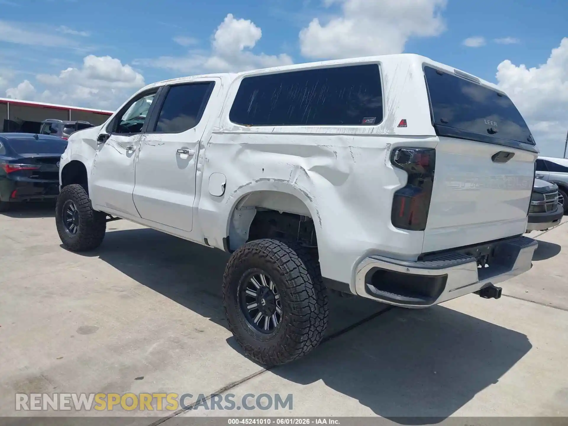 3 Photograph of a damaged car 1GCPWCED3MZ339699 CHEVROLET SILVERADO 1500 2021