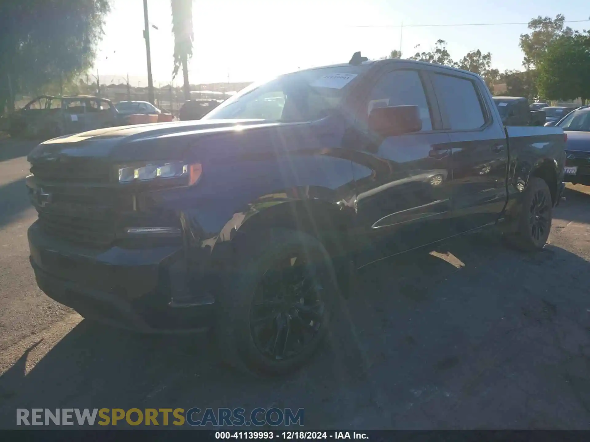 2 Photograph of a damaged car 1GCPWCED5MZ342734 CHEVROLET SILVERADO 1500 2021