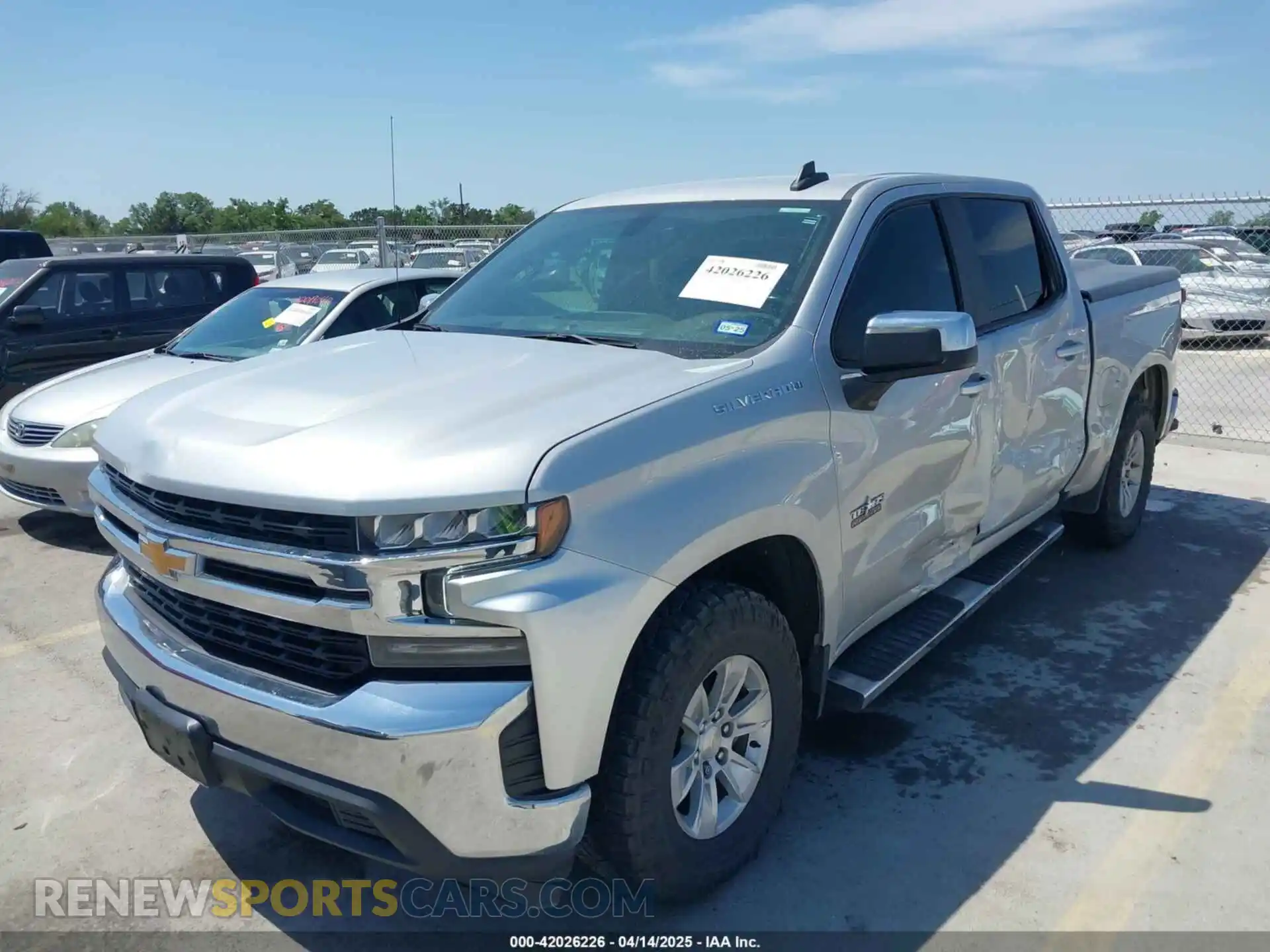 2 Фотография поврежденного автомобиля 1GCPWCED7MC181562 CHEVROLET SILVERADO 1500 2021