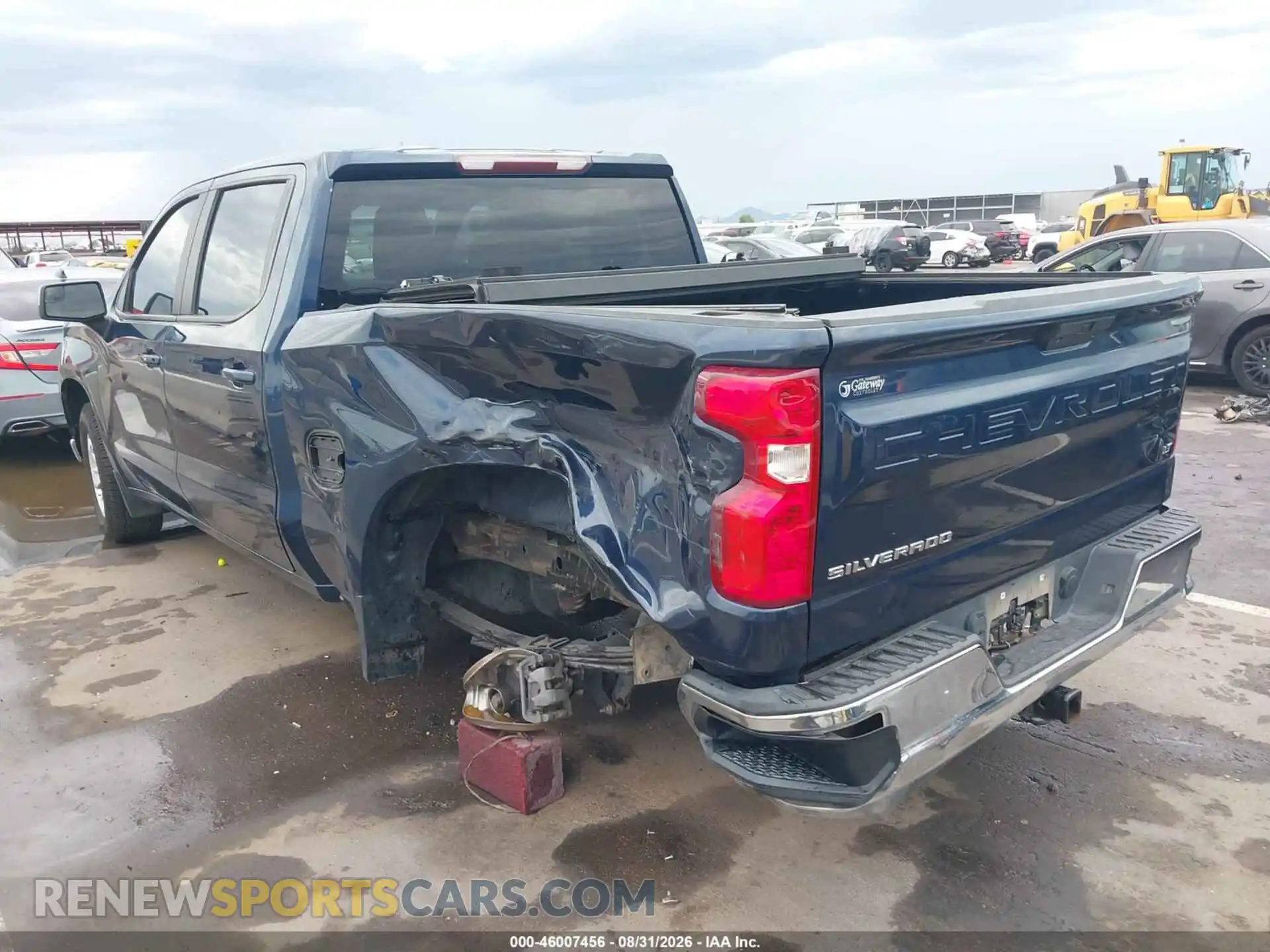 3 Photograph of a damaged car 1GCPWCED7MZ334330 CHEVROLET SILVERADO 1500 2021