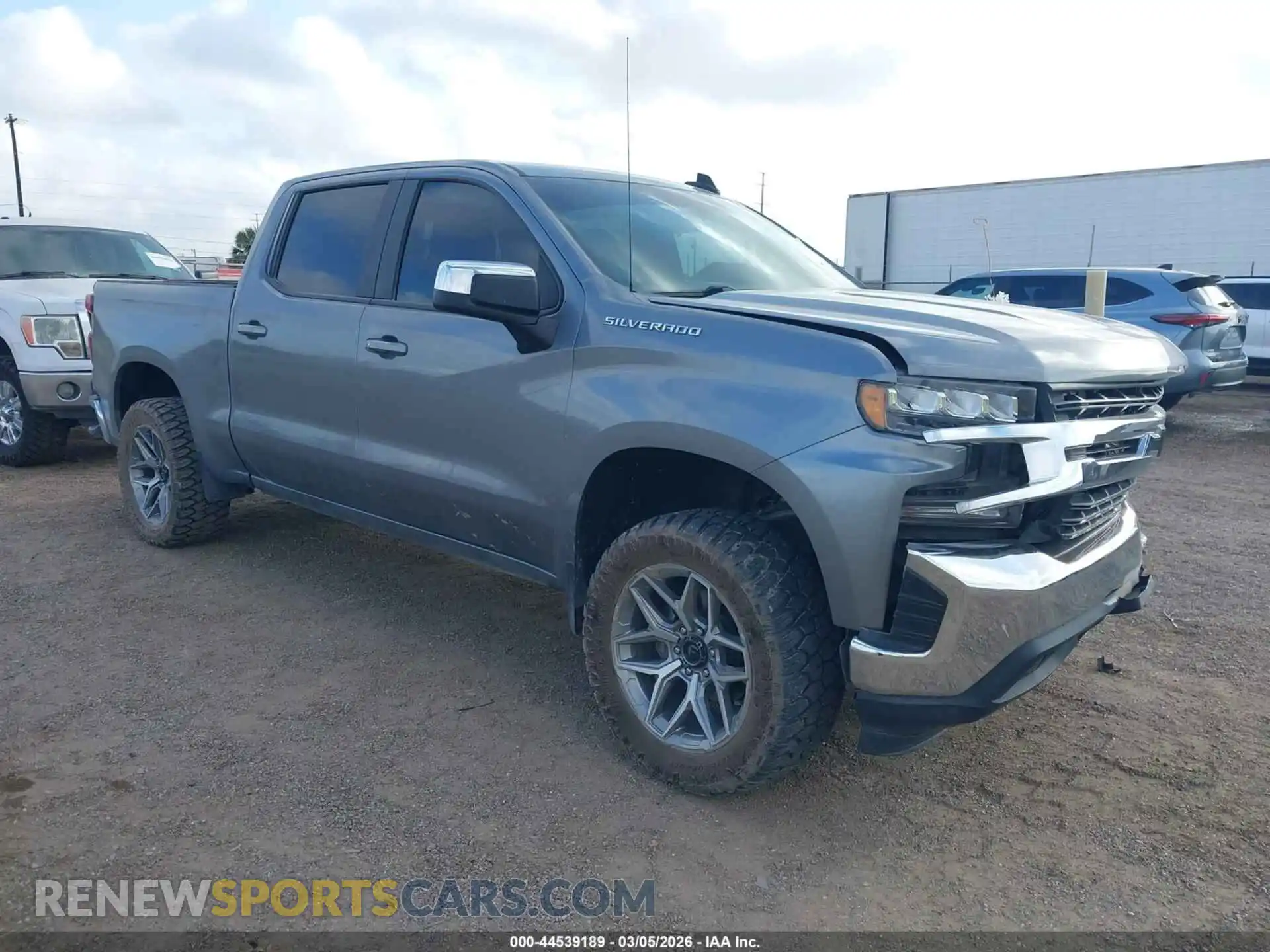 1 Photograph of a damaged car 1GCPWCEDXMZ119847 CHEVROLET SILVERADO 1500 2021