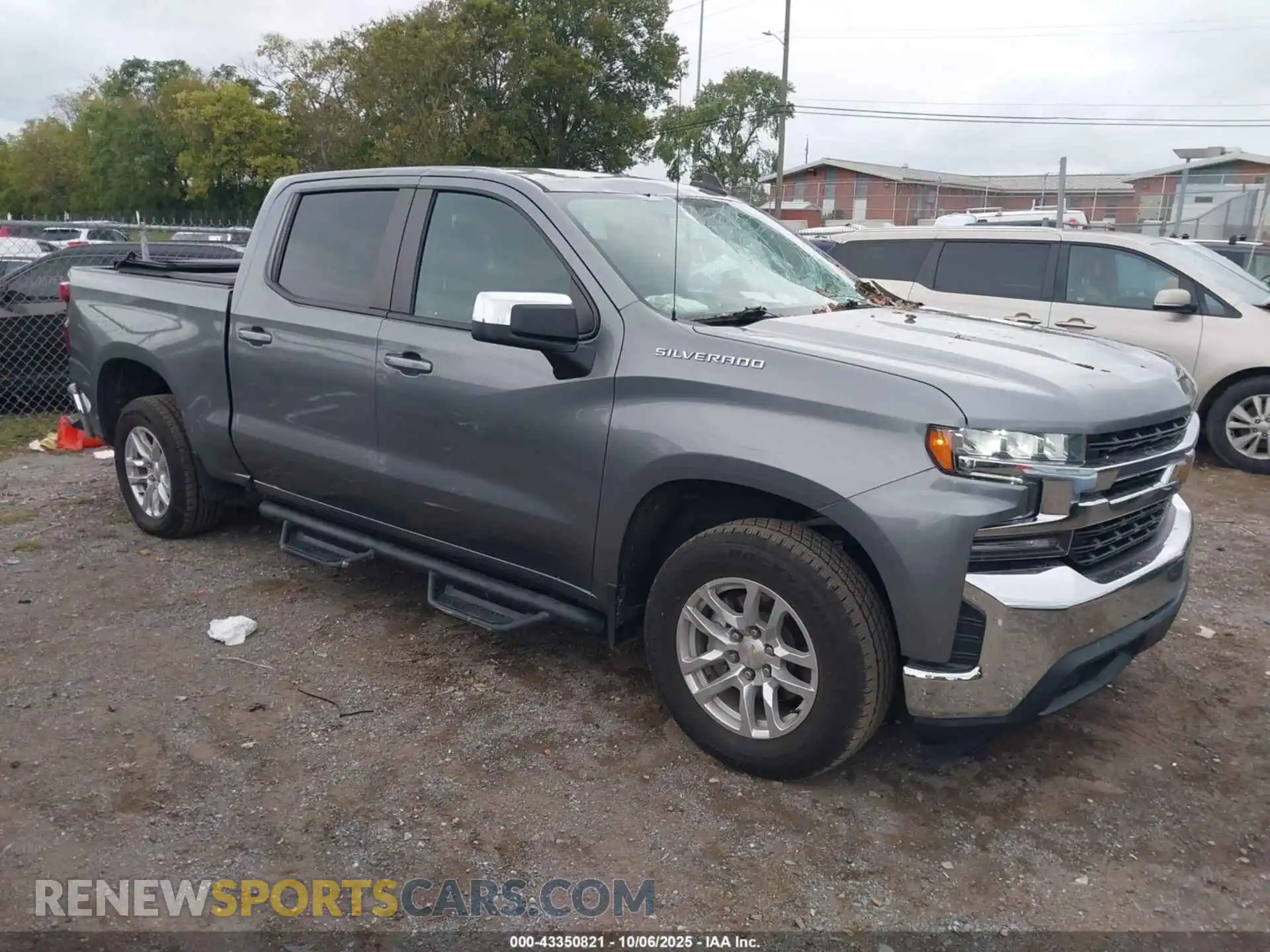 1 Photograph of a damaged car 1GCPWCEDXMZ149169 CHEVROLET SILVERADO 1500 2021