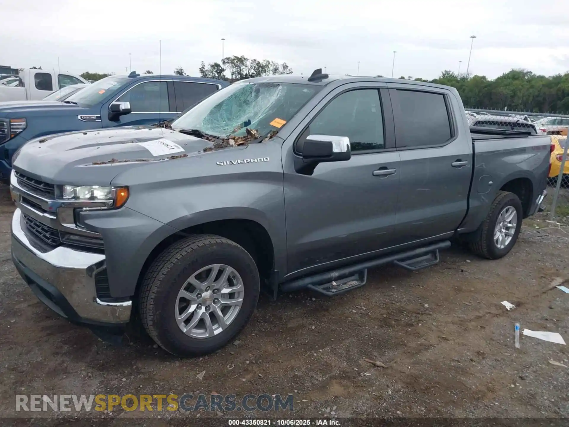 2 Photograph of a damaged car 1GCPWCEDXMZ149169 CHEVROLET SILVERADO 1500 2021
