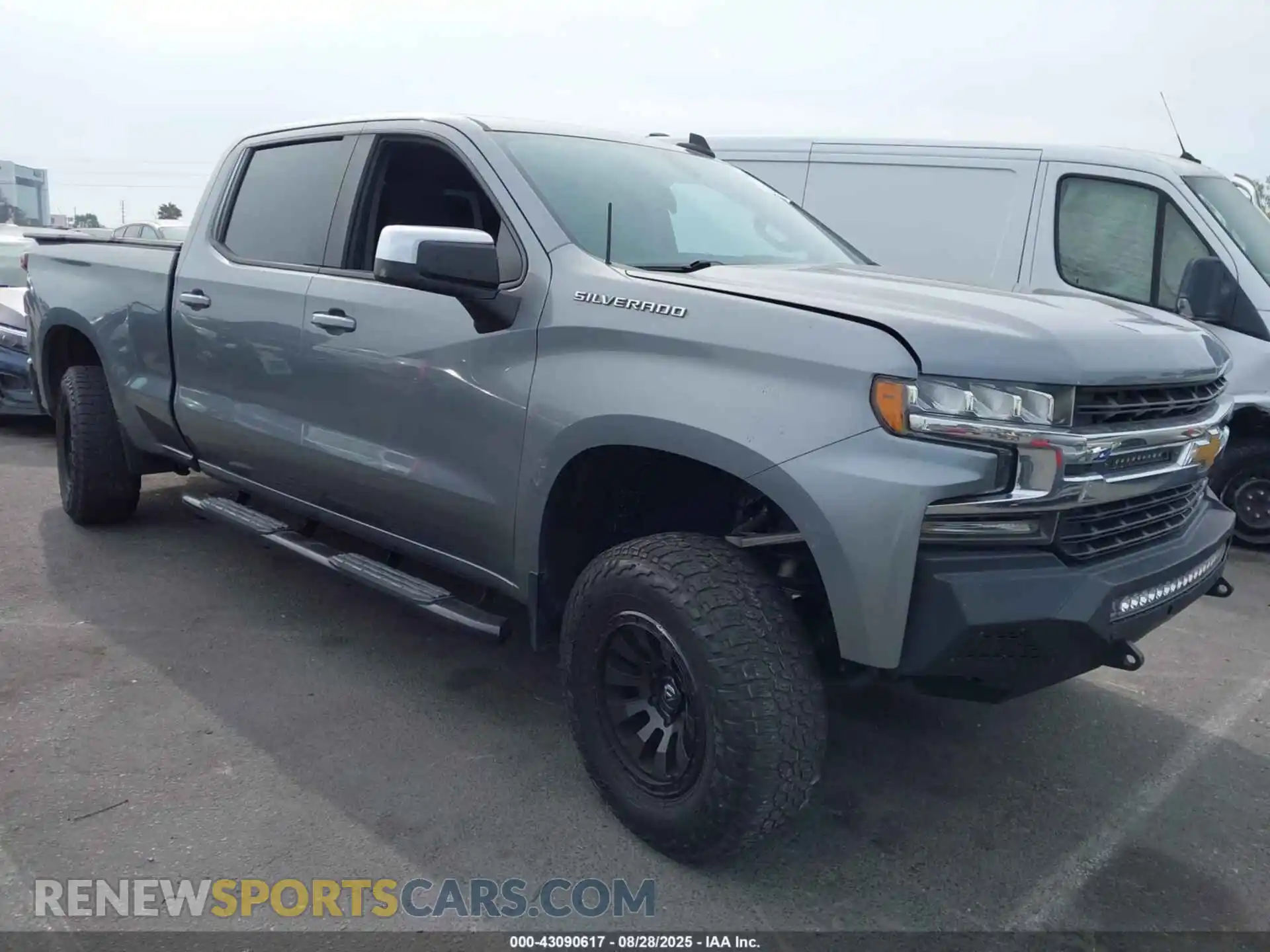 1 Photograph of a damaged car 1GCPWCEK4MZ182277 CHEVROLET SILVERADO 1500 2021