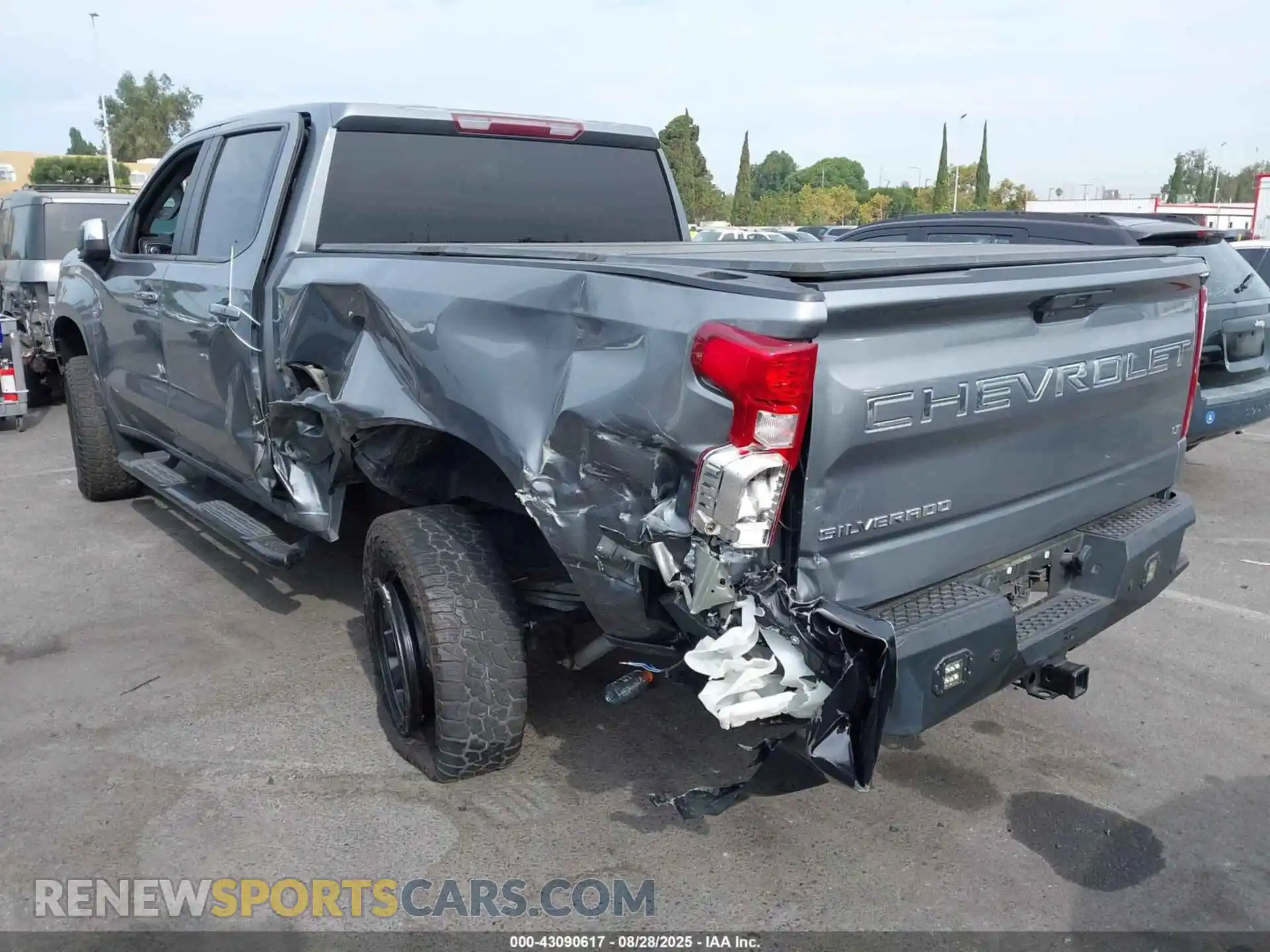 3 Photograph of a damaged car 1GCPWCEK4MZ182277 CHEVROLET SILVERADO 1500 2021