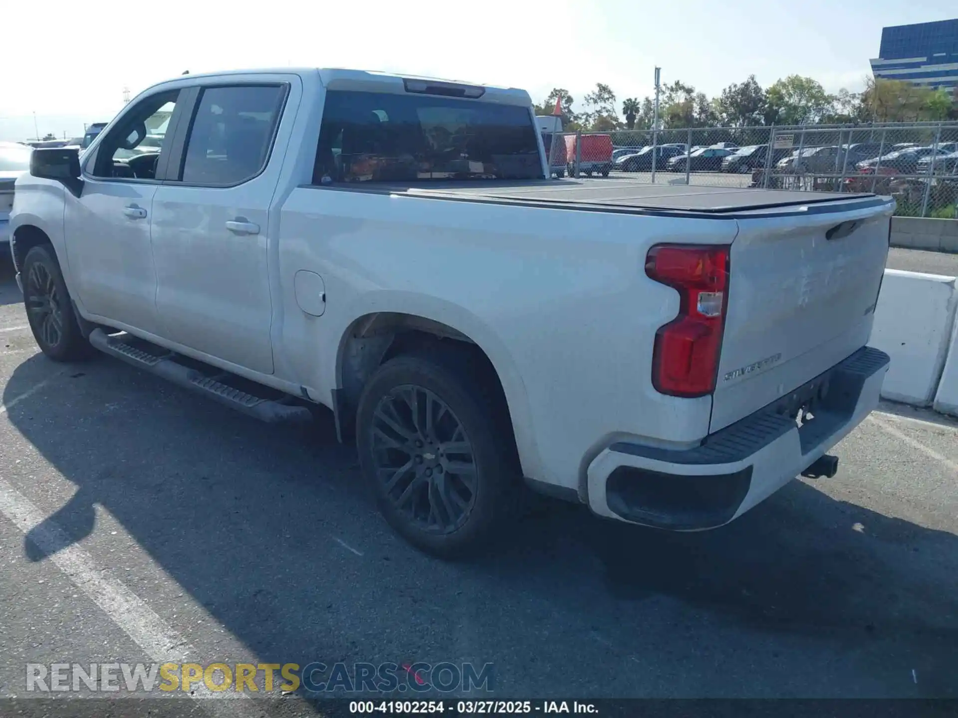3 Photograph of a damaged car 1GCPWDED1MZ414034 CHEVROLET SILVERADO 1500 2021