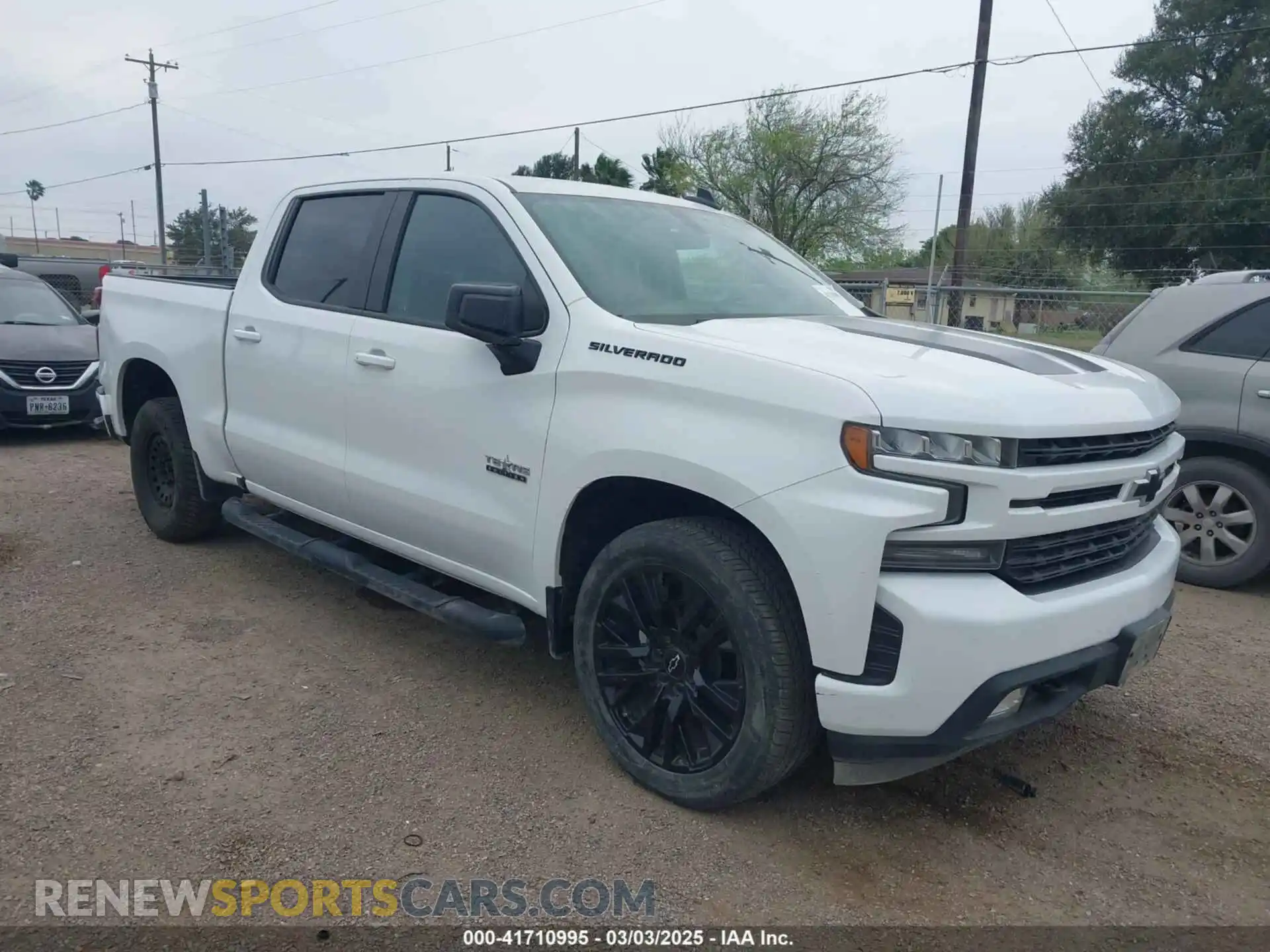1 Photograph of a damaged car 1GCPWDED5MZ415154 CHEVROLET SILVERADO 1500 2021