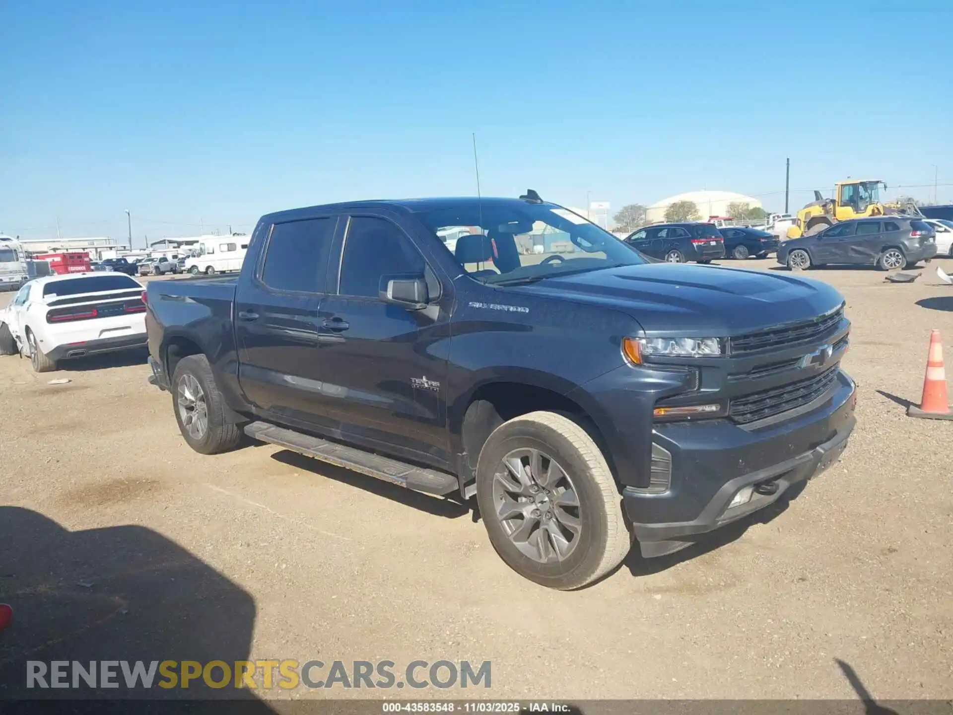 1 Photograph of a damaged car 1GCPWDED8MZ309751 CHEVROLET SILVERADO 1500 2021