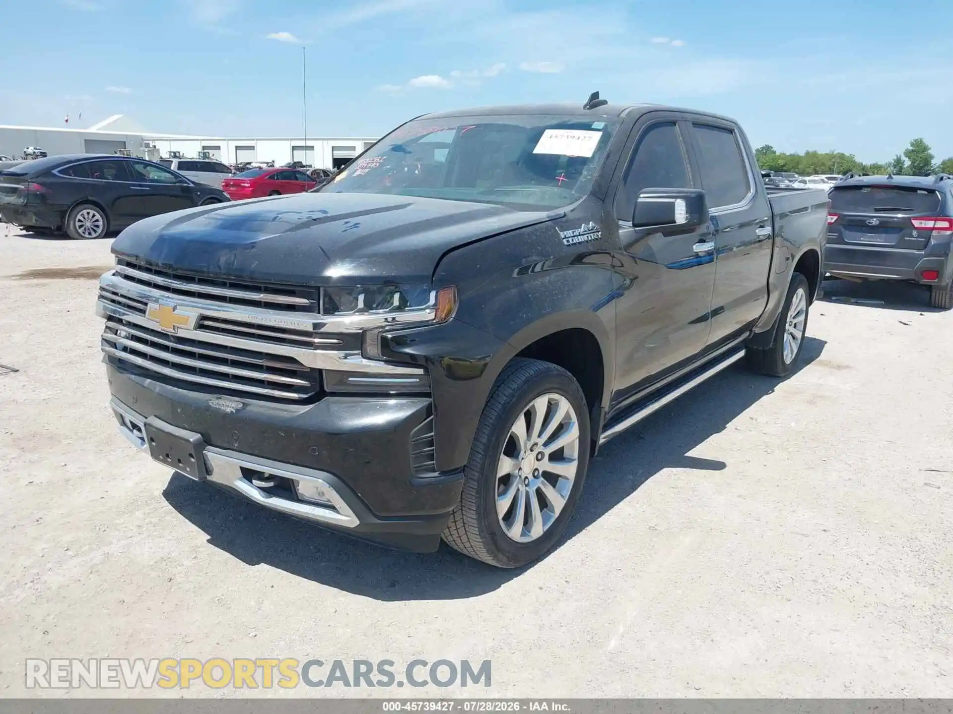 2 Photograph of a damaged car 1GCPWFED7MZ259775 CHEVROLET SILVERADO 1500 2021