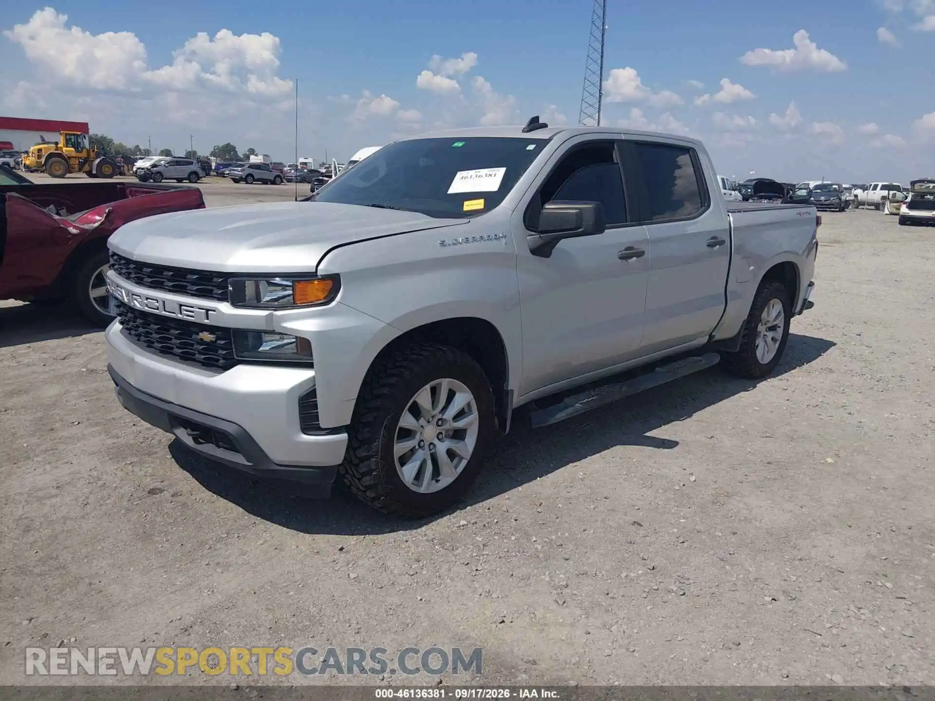 2 Photograph of a damaged car 1GCPYBEK2MZ126746 CHEVROLET SILVERADO 1500 2021