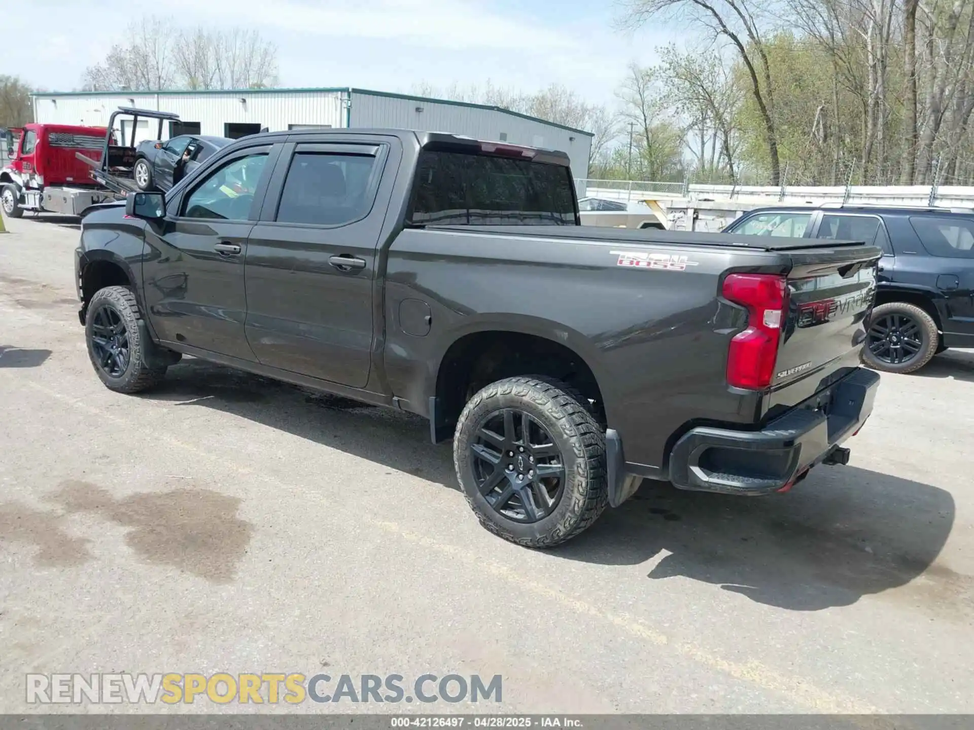 3 Photograph of a damaged car 1GCPYCEF1MZ271205 CHEVROLET SILVERADO 1500 2021