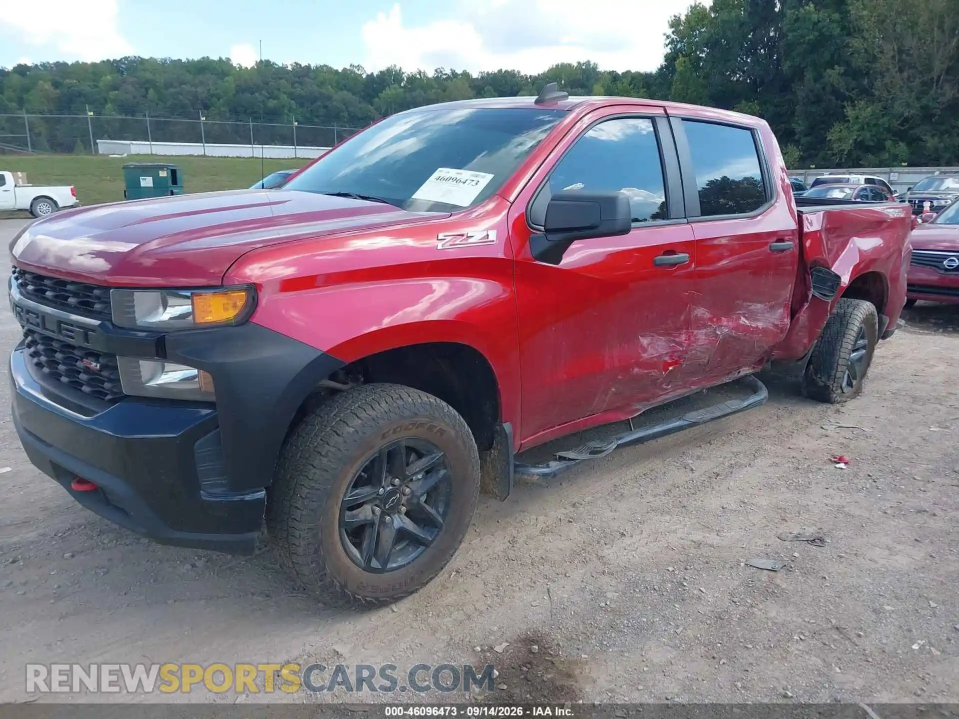 2 Фотография поврежденного автомобиля 1GCPYCEF1MZ297416 CHEVROLET SILVERADO 1500 2021