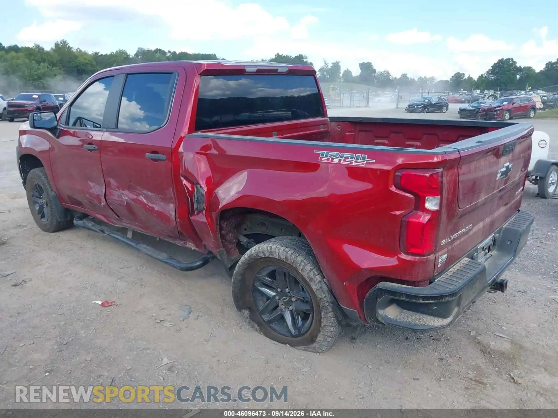 3 Фотография поврежденного автомобиля 1GCPYCEF1MZ297416 CHEVROLET SILVERADO 1500 2021
