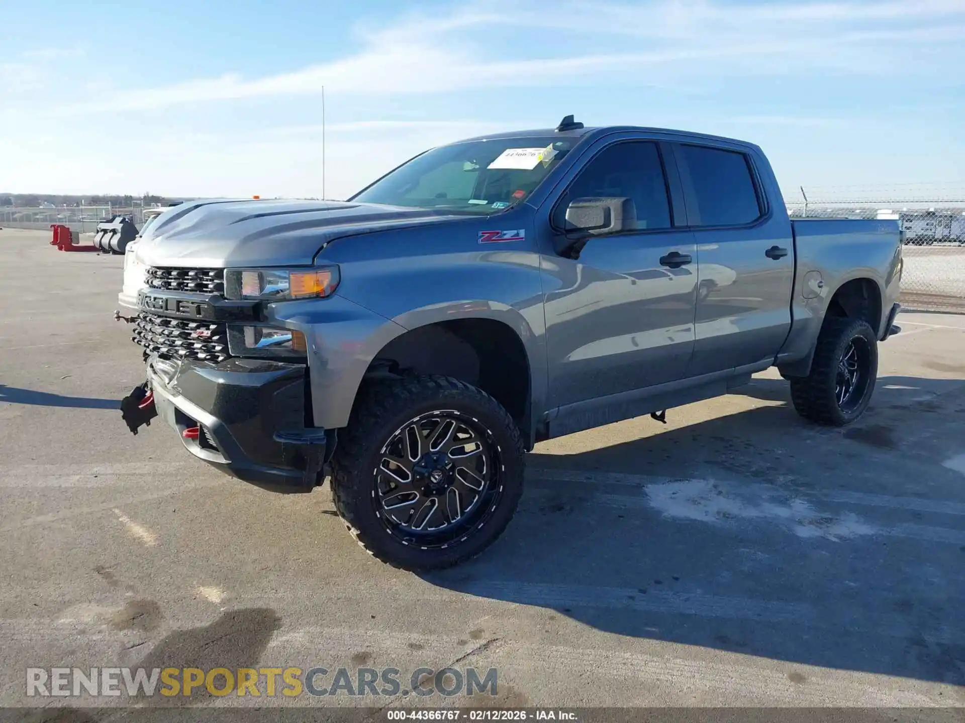 2 Photograph of a damaged car 1GCPYCEF1MZ359378 CHEVROLET SILVERADO 1500 2021