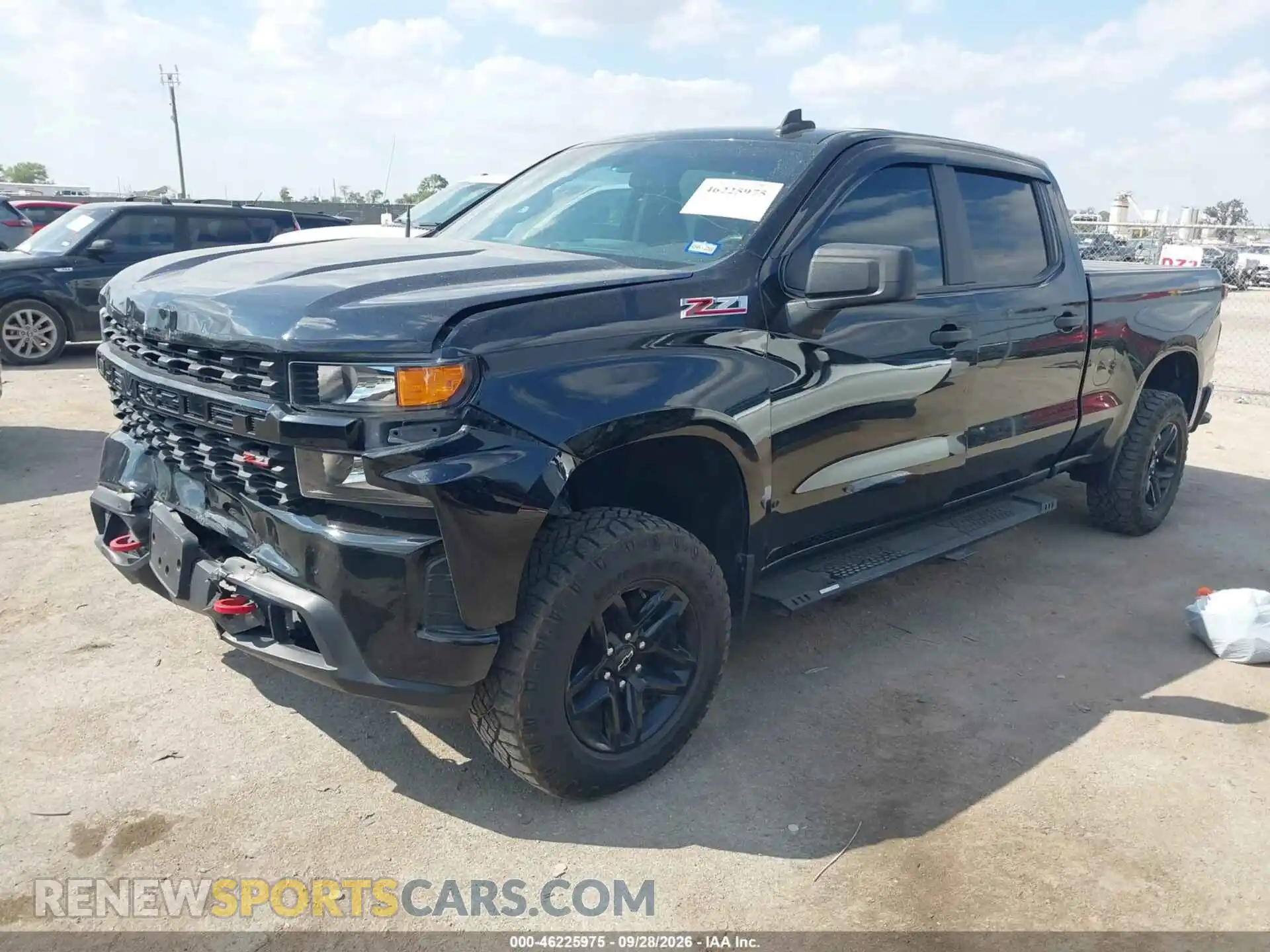 2 Photograph of a damaged car 1GCPYCEF2MZ141529 CHEVROLET SILVERADO 1500 2021
