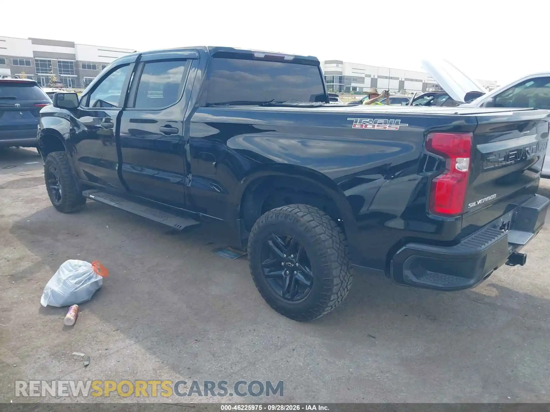 3 Photograph of a damaged car 1GCPYCEF2MZ141529 CHEVROLET SILVERADO 1500 2021