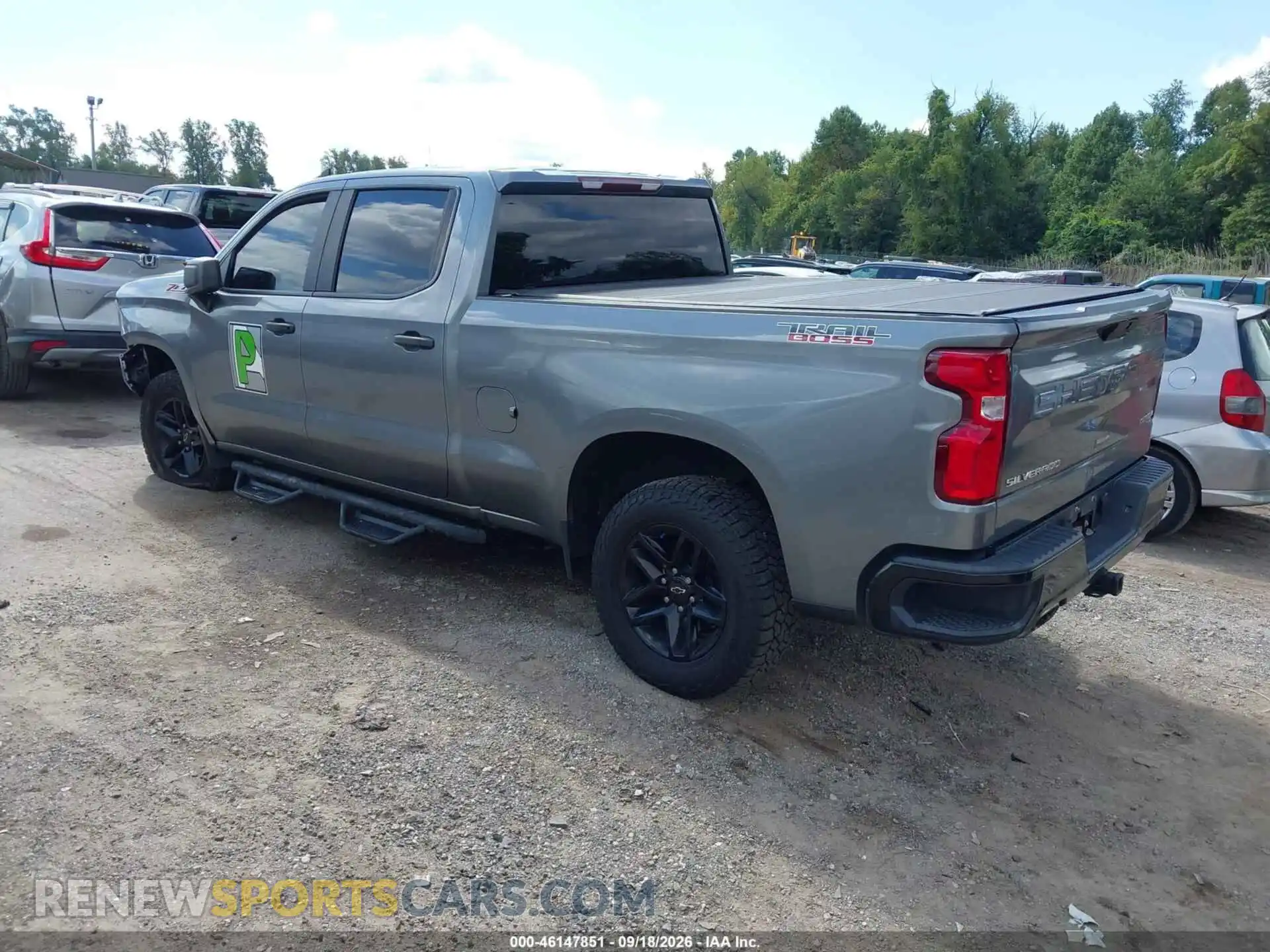 3 Photograph of a damaged car 1GCPYCEF2MZ239475 CHEVROLET SILVERADO 1500 2021