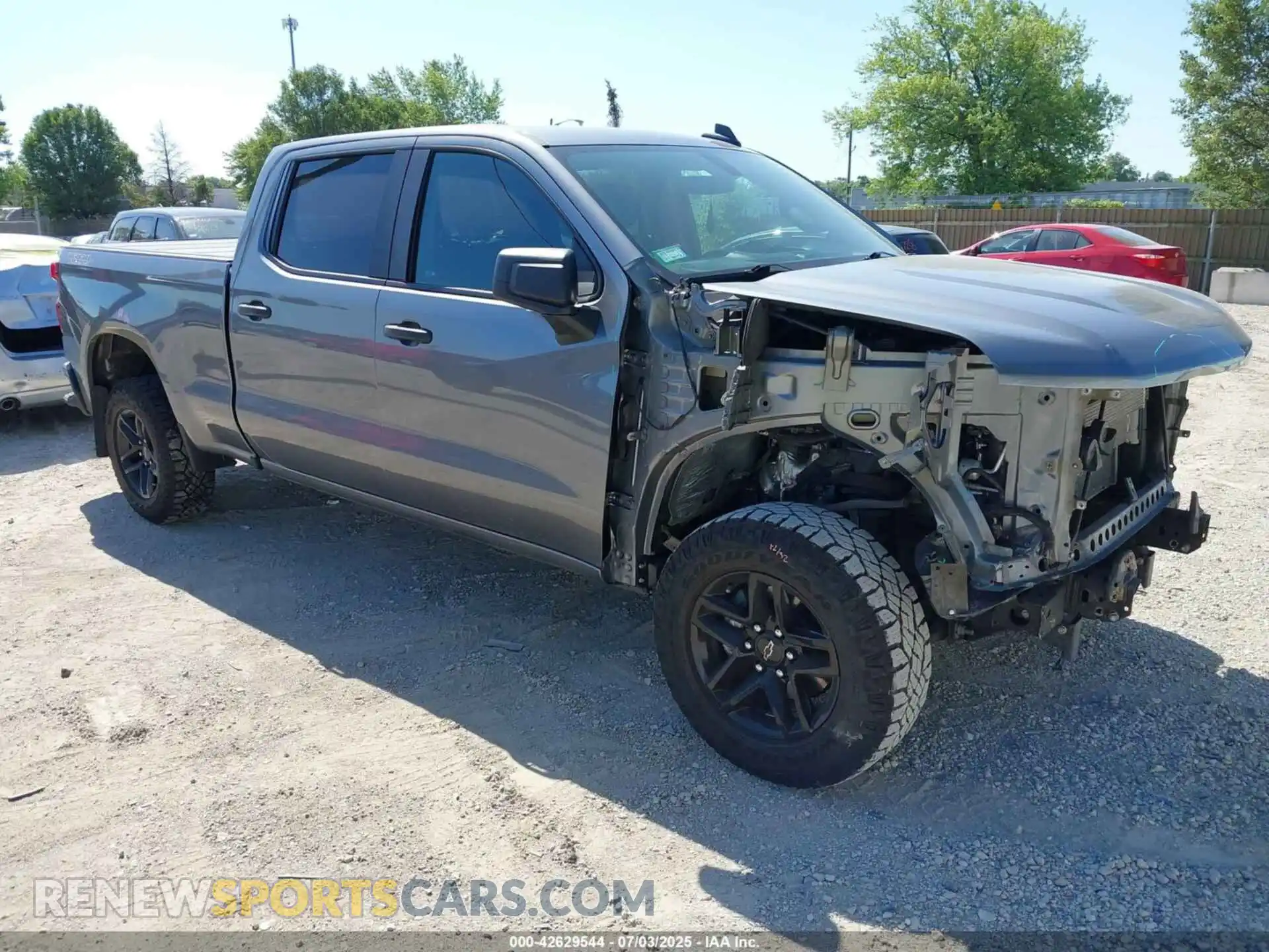 1 fotografías del automóvil dañado 1GCPYCEF3MZ156816 CHEVROLET SILVERADO 1500 2021