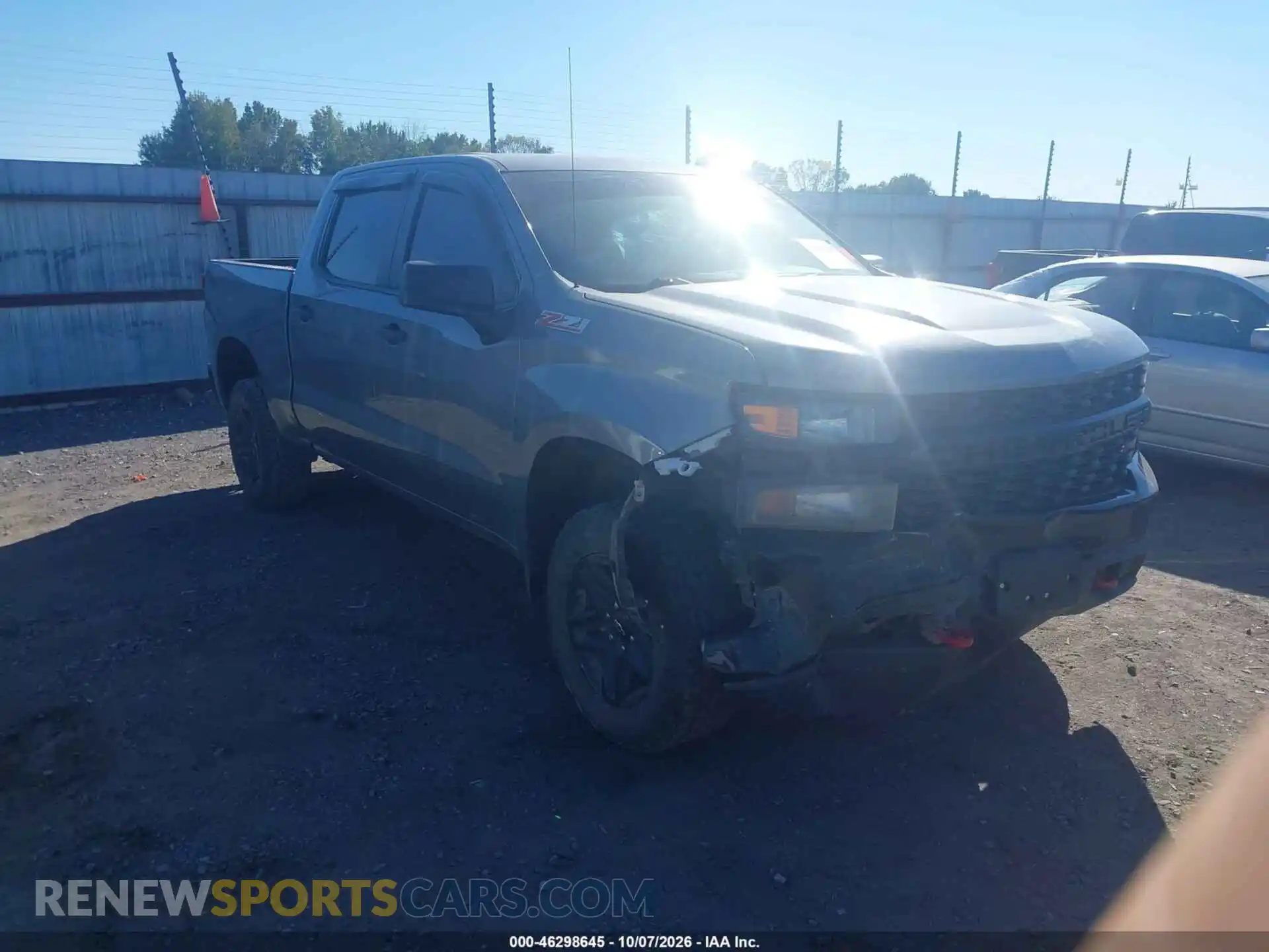 1 Фотография поврежденного автомобиля 1GCPYCEF3MZ322185 CHEVROLET SILVERADO 1500 2021