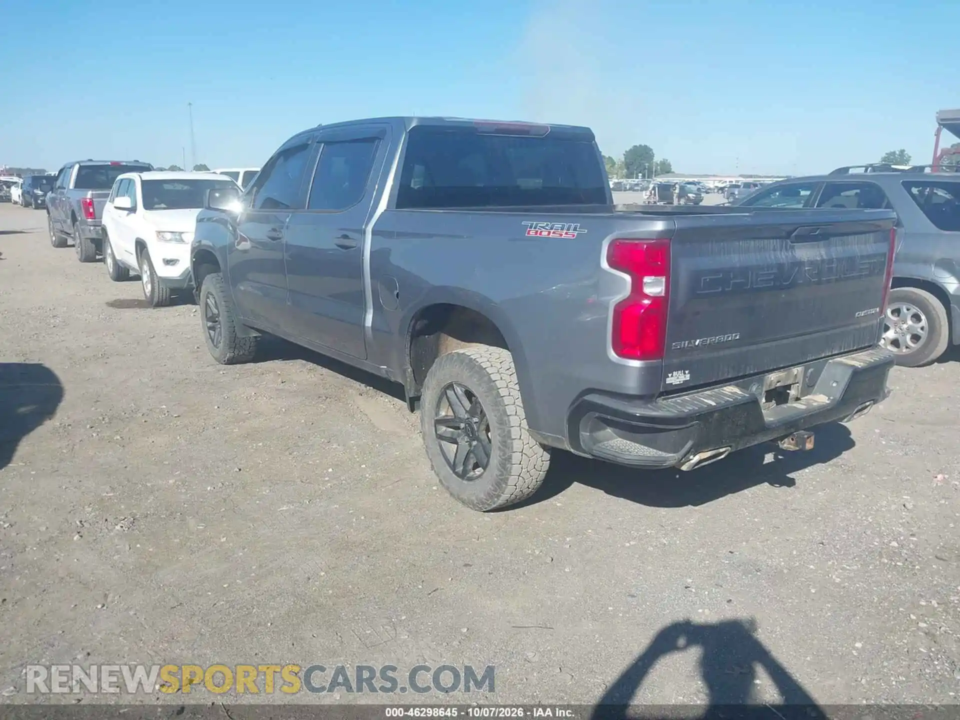 3 Фотография поврежденного автомобиля 1GCPYCEF3MZ322185 CHEVROLET SILVERADO 1500 2021