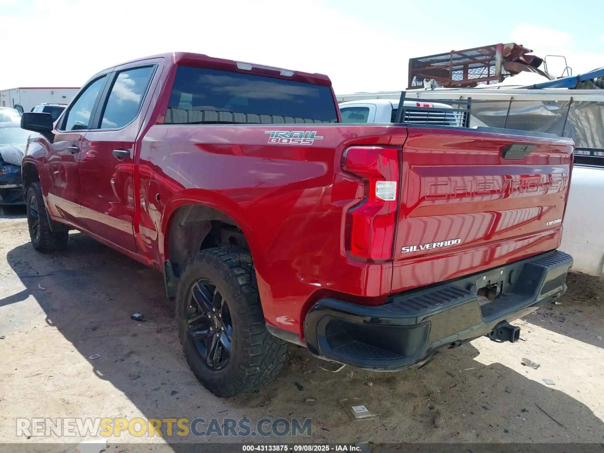 3 Photograph of a damaged car 1GCPYCEF6MZ235736 CHEVROLET SILVERADO 1500 2021