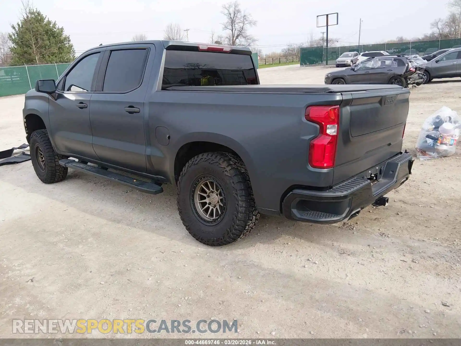 3 Photograph of a damaged car 1GCPYCEF6MZ374927 CHEVROLET SILVERADO 1500 2021