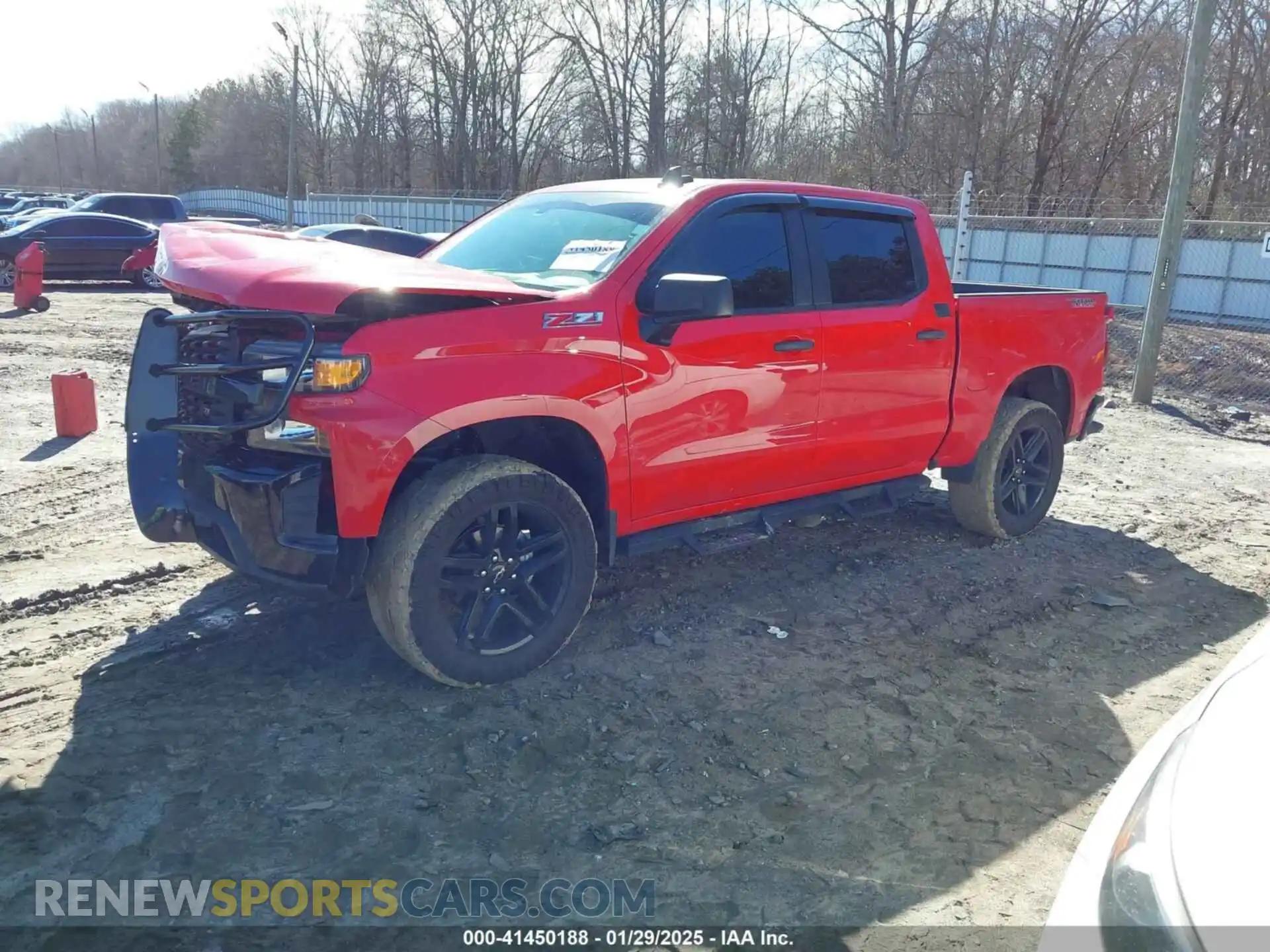 2 Photograph of a damaged car 1GCPYCEF6MZ374961 CHEVROLET SILVERADO 1500 2021