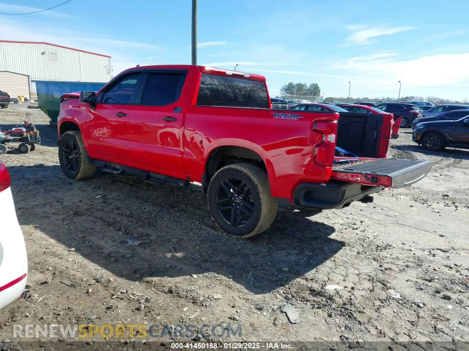 3 Photograph of a damaged car 1GCPYCEF6MZ374961 CHEVROLET SILVERADO 1500 2021
