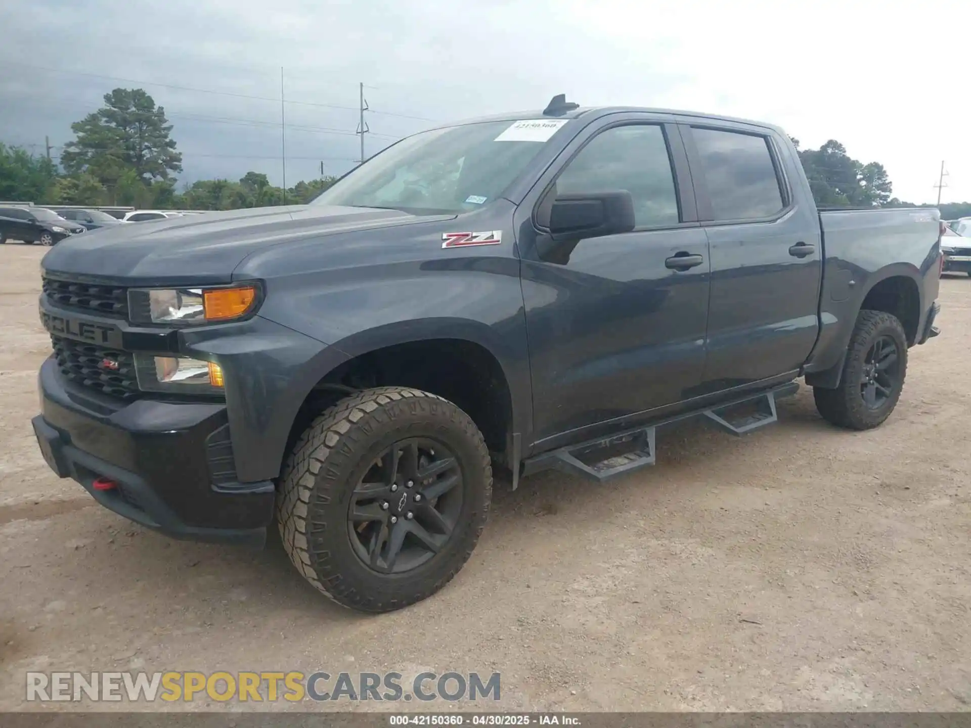 2 Photograph of a damaged car 1GCPYCEF8MZ363802 CHEVROLET SILVERADO 1500 2021