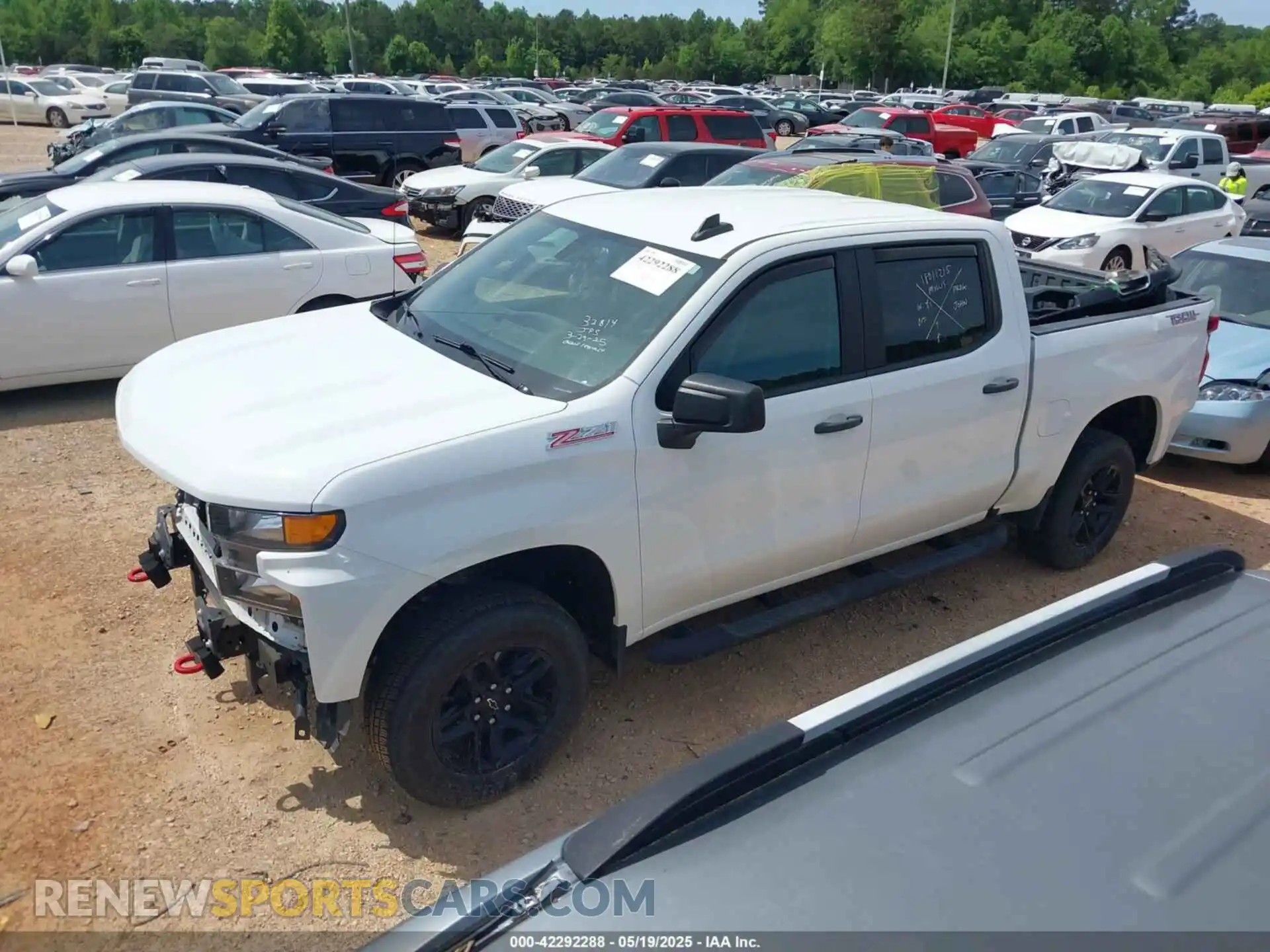 2 Photograph of a damaged car 1GCPYCEFXMZ239692 CHEVROLET SILVERADO 1500 2021