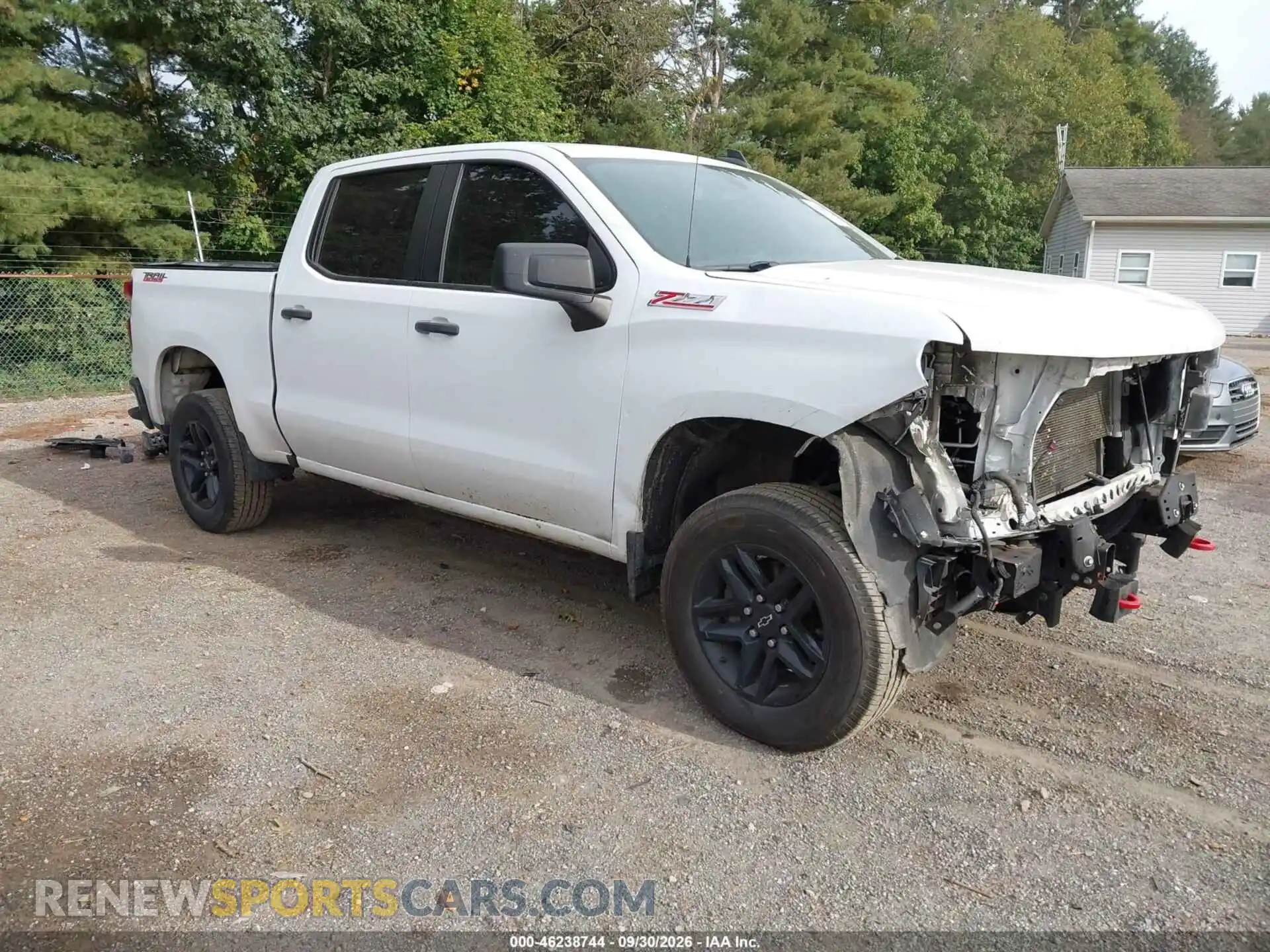1 Photograph of a damaged car 1GCPYCEH3MZ407352 CHEVROLET SILVERADO 1500 2021