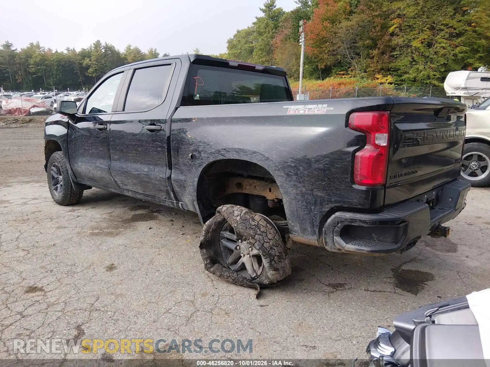 3 Photograph of a damaged car 1GCPYCELXMZ374208 CHEVROLET SILVERADO 1500 2021