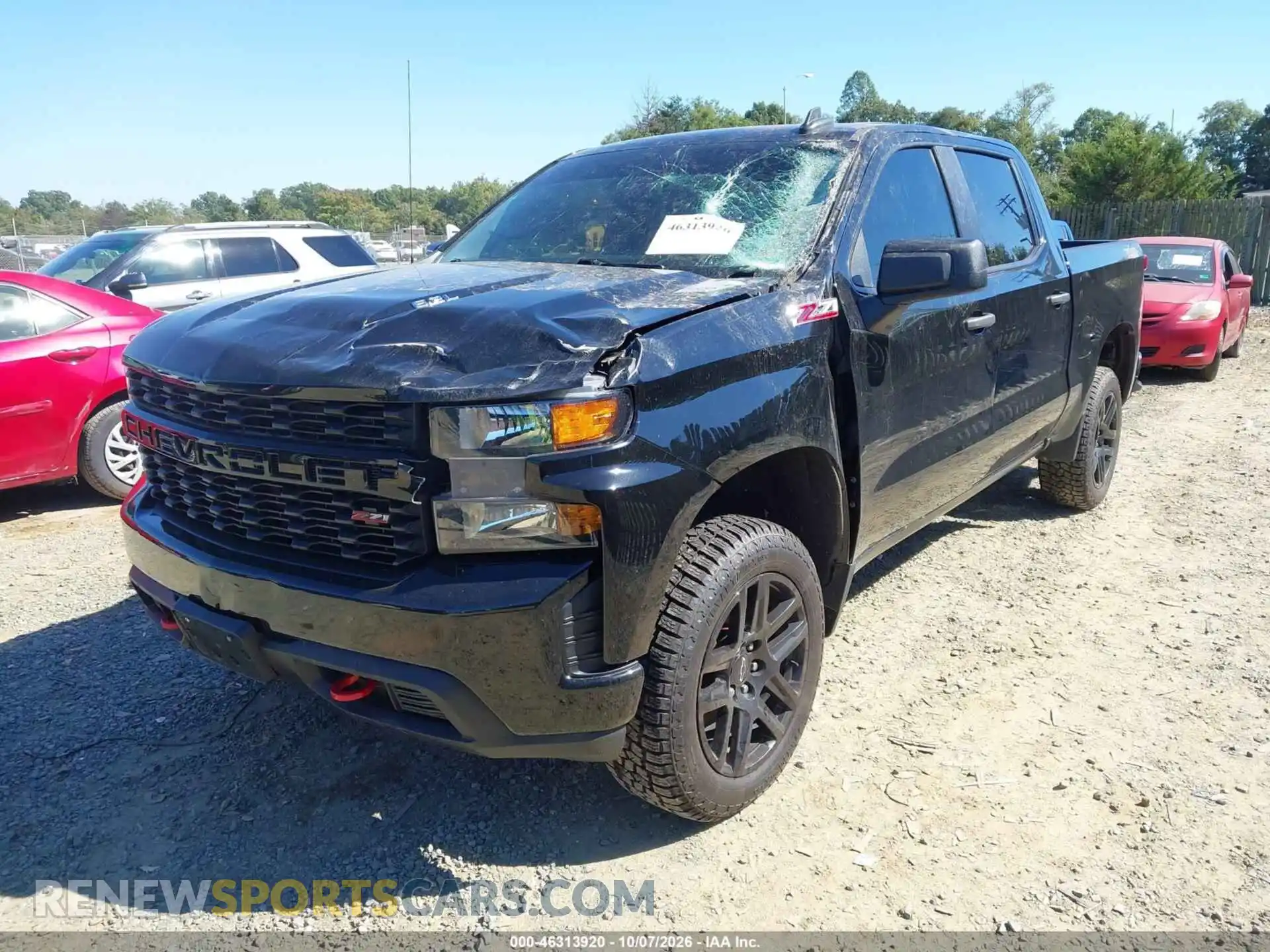 2 Фотография поврежденного автомобиля 1GCPYCELXMZ448890 CHEVROLET SILVERADO 1500 2021